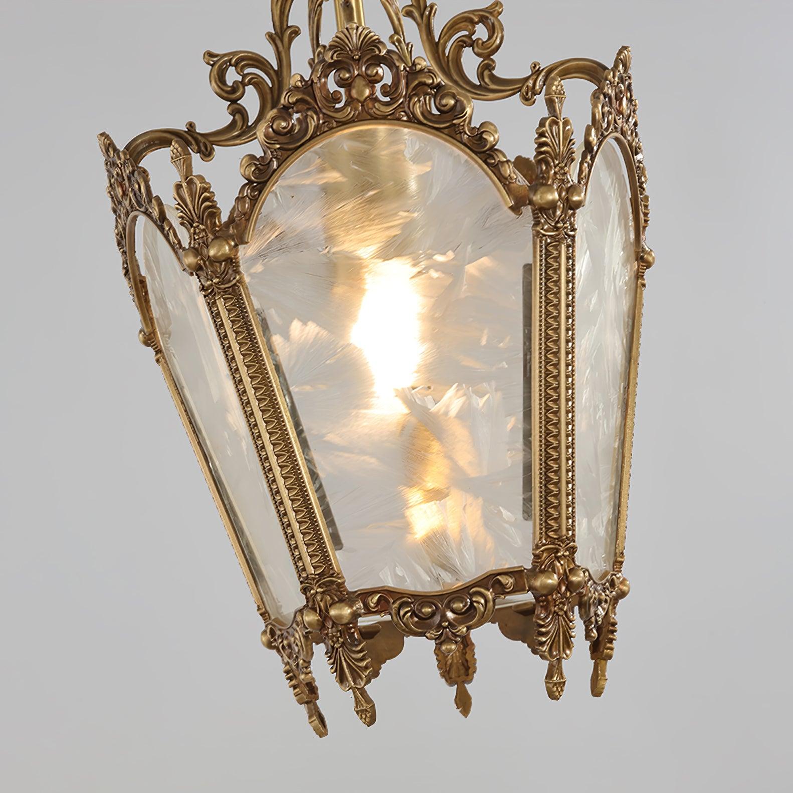 Lustra Pendant Lamp Brass Empire Antique Elegant-Neutral Decor