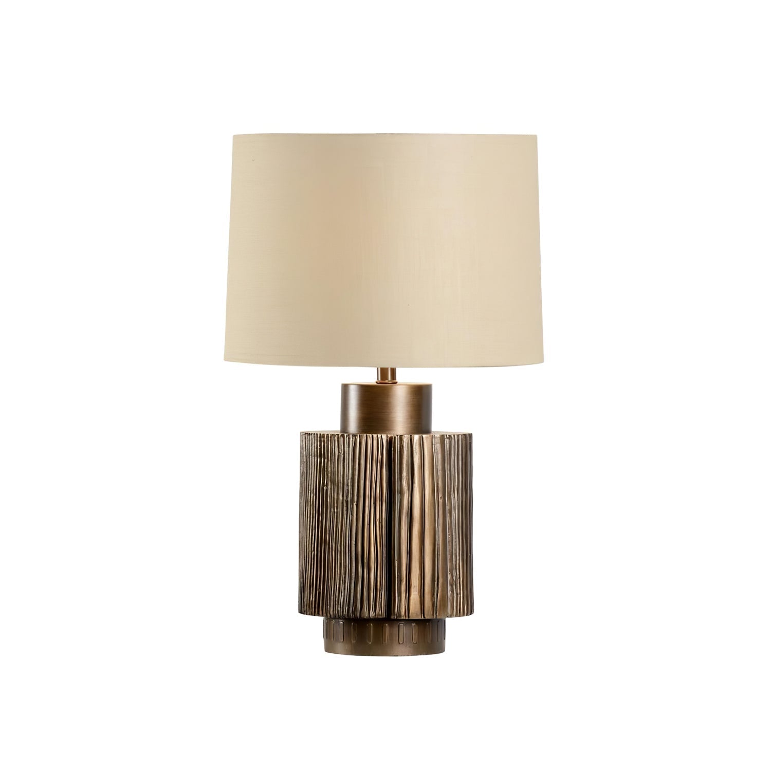 Lumeo Fabric Luxury Table Lamp-Neutral Decor