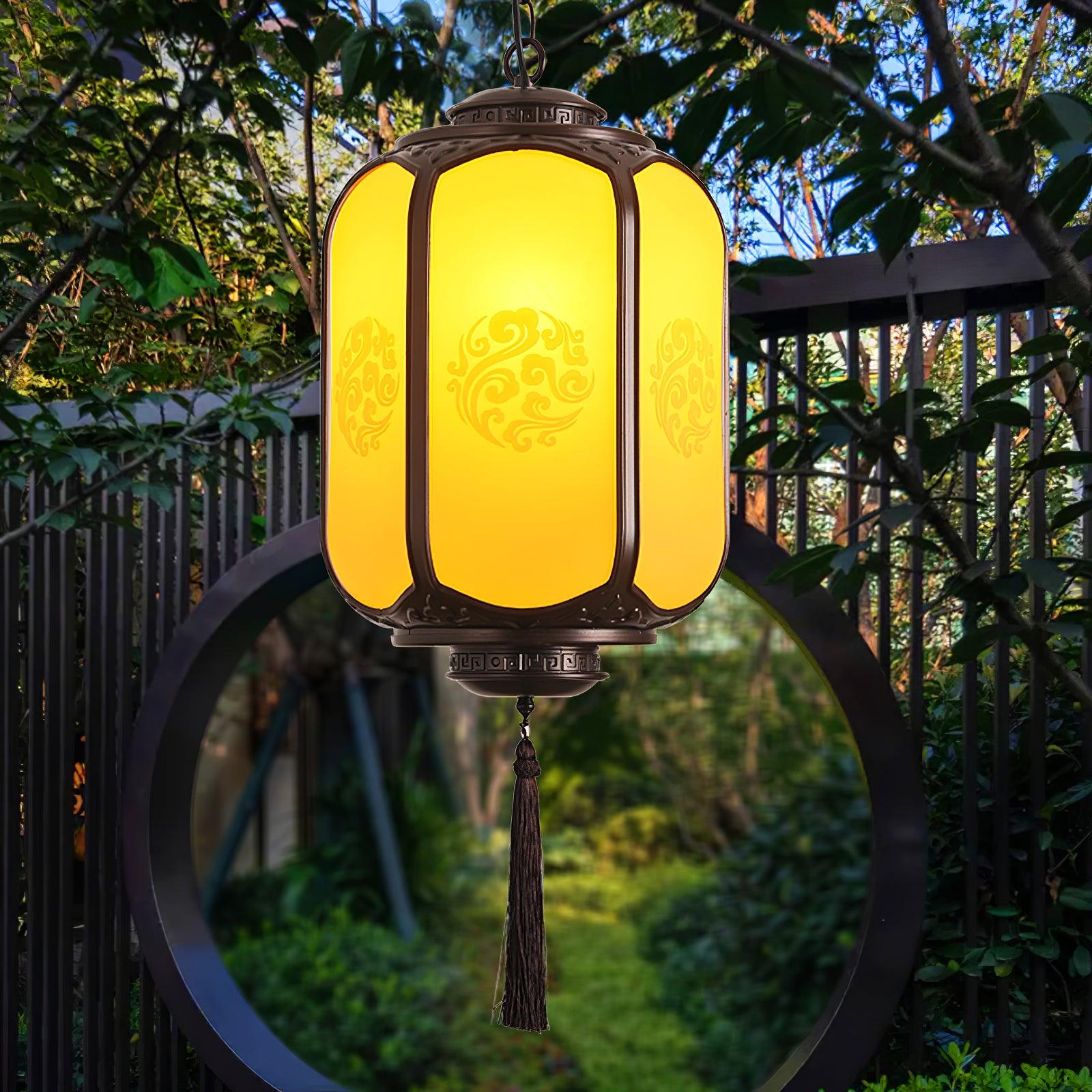 Dominex Pendant Lamp Antique Lantern Outdoor Rustic-Neutral Decor