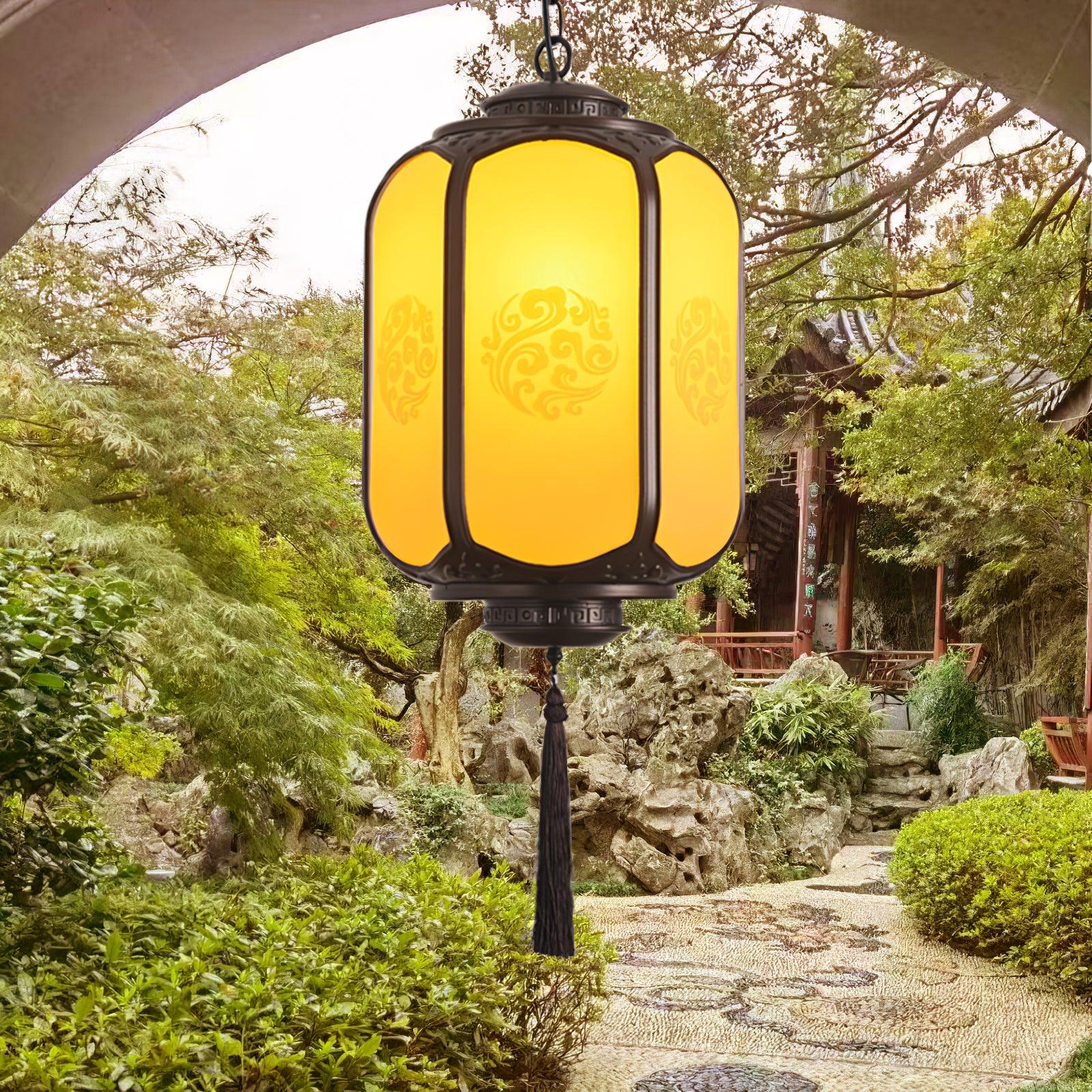 Dominex Pendant Lamp Antique Lantern Outdoor Rustic-Neutral Decor