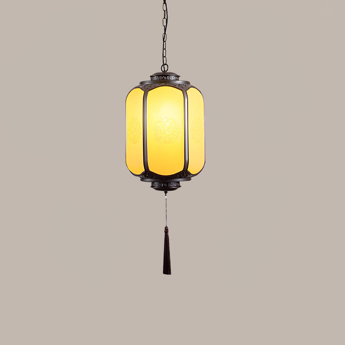 Dominex Pendant Lamp Antique Lantern Outdoor Rustic-Neutral Decor