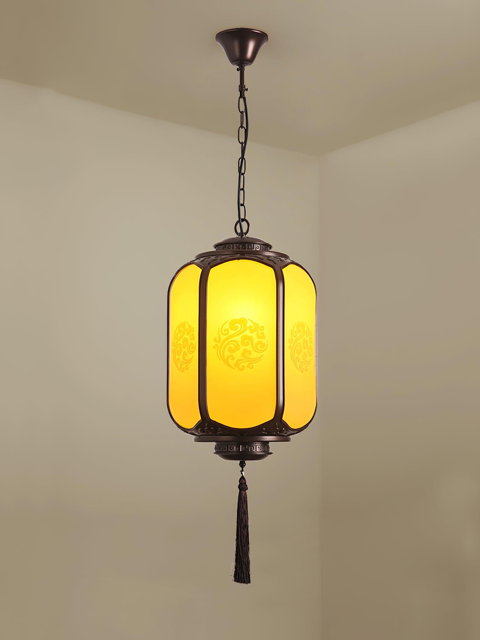 Dominex Pendant Lamp Antique Lantern Outdoor Rustic-Neutral Decor