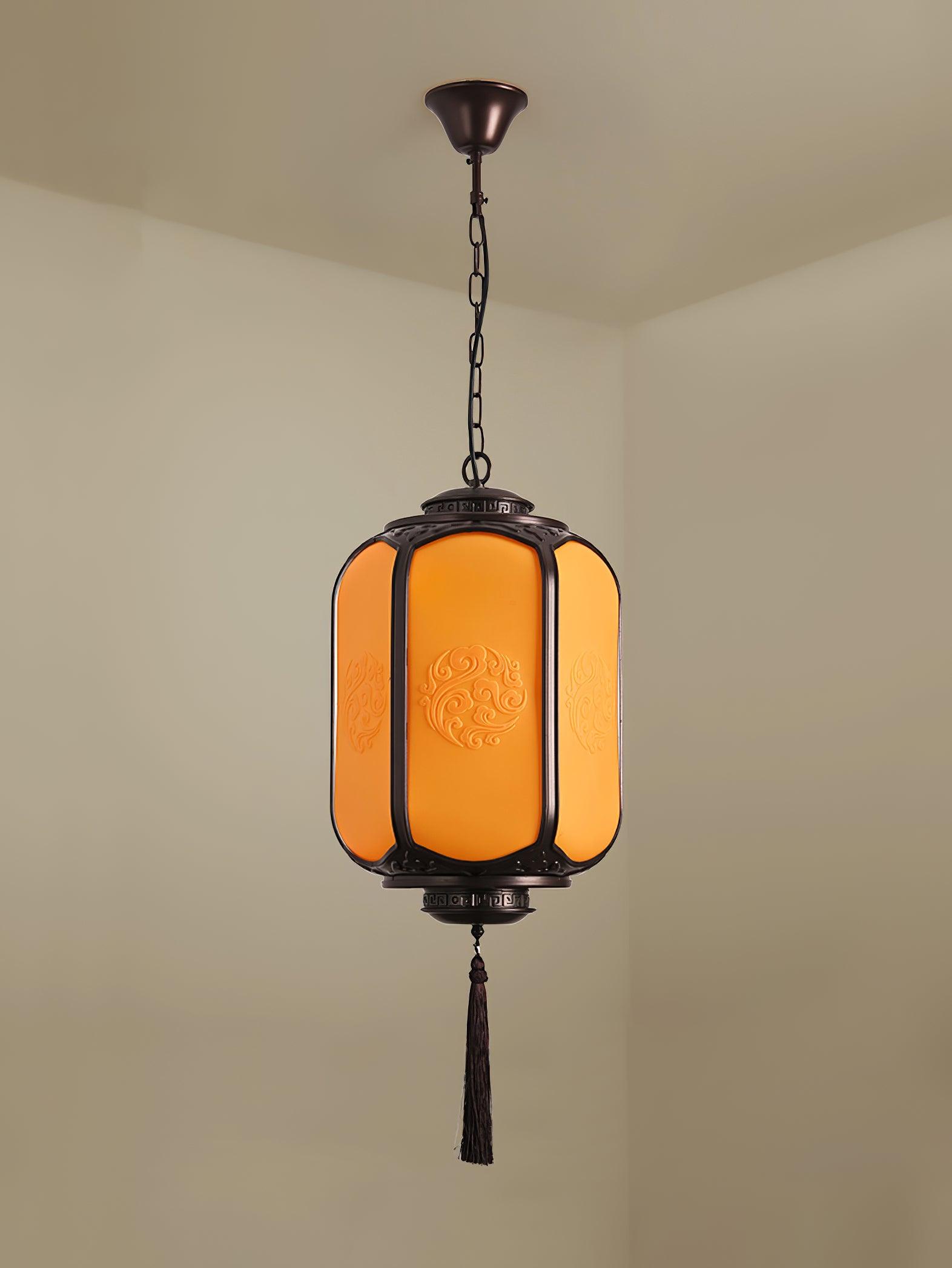 Dominex Pendant Lamp Antique Lantern Outdoor Rustic-Neutral Decor