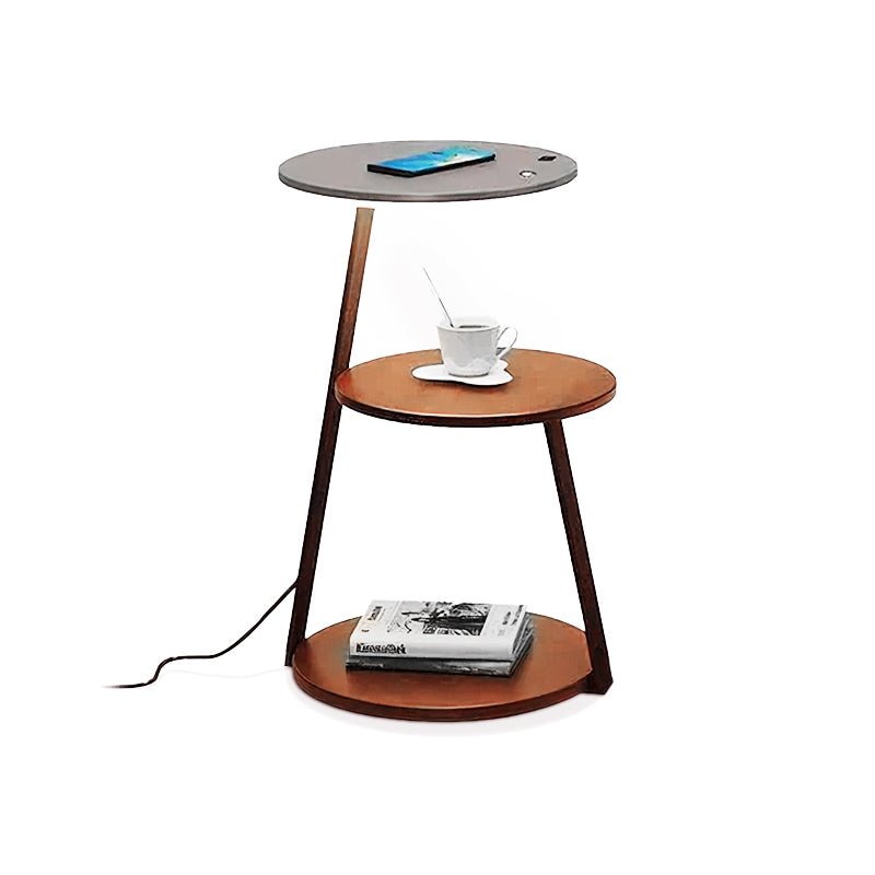 Mard Wood Contemporary Floor Lamp-Neutral Decor