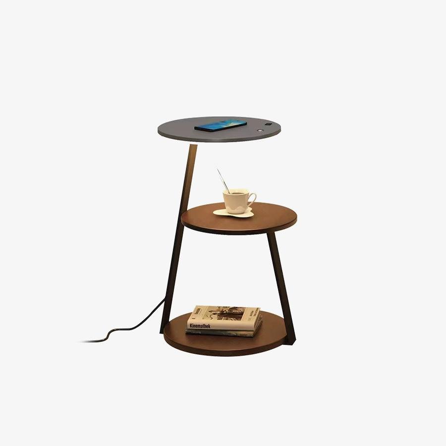 Mard Wood Contemporary Floor Lamp-Neutral Decor