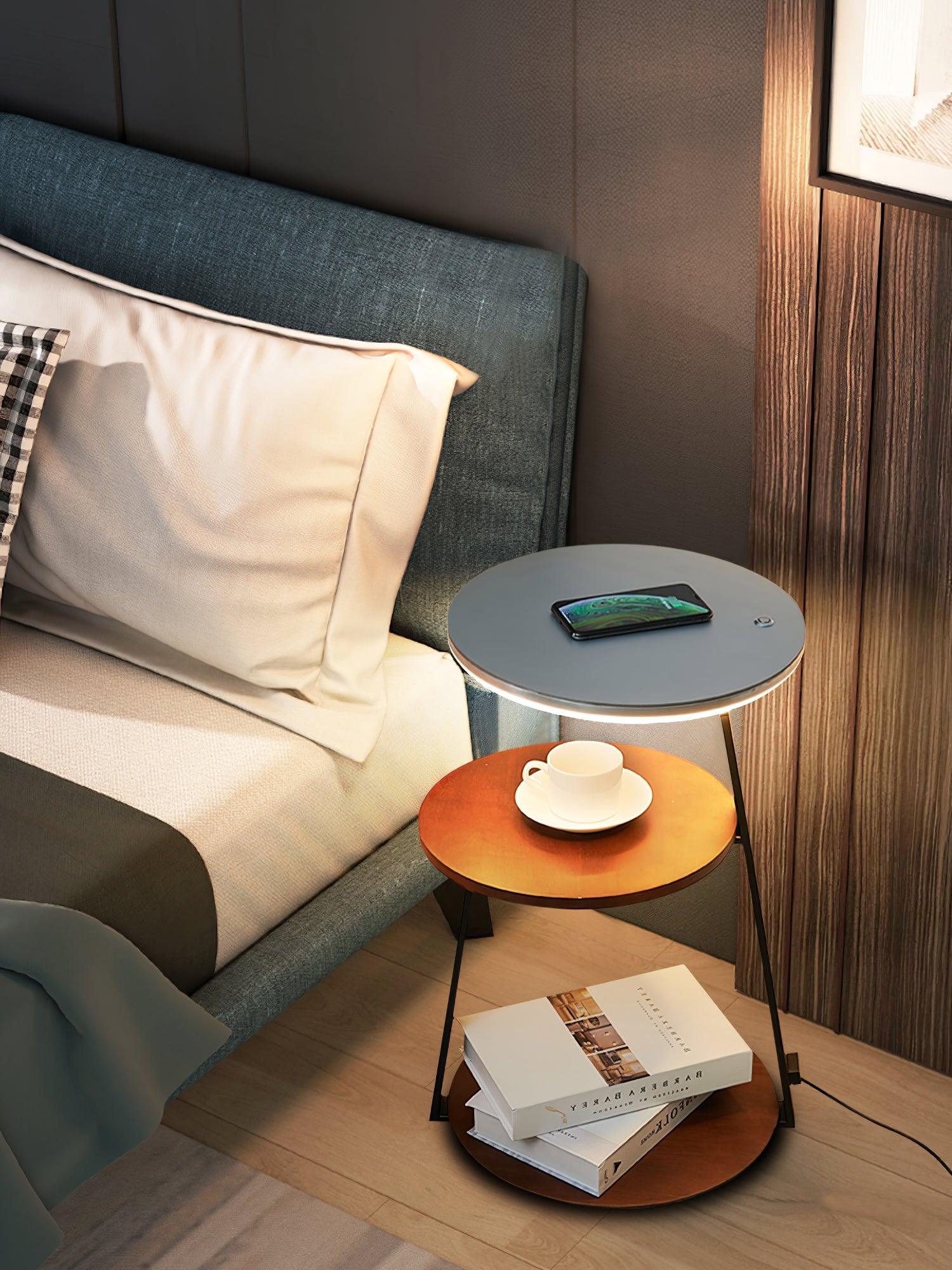 Mard Wood Contemporary Floor Lamp-Neutral Decor