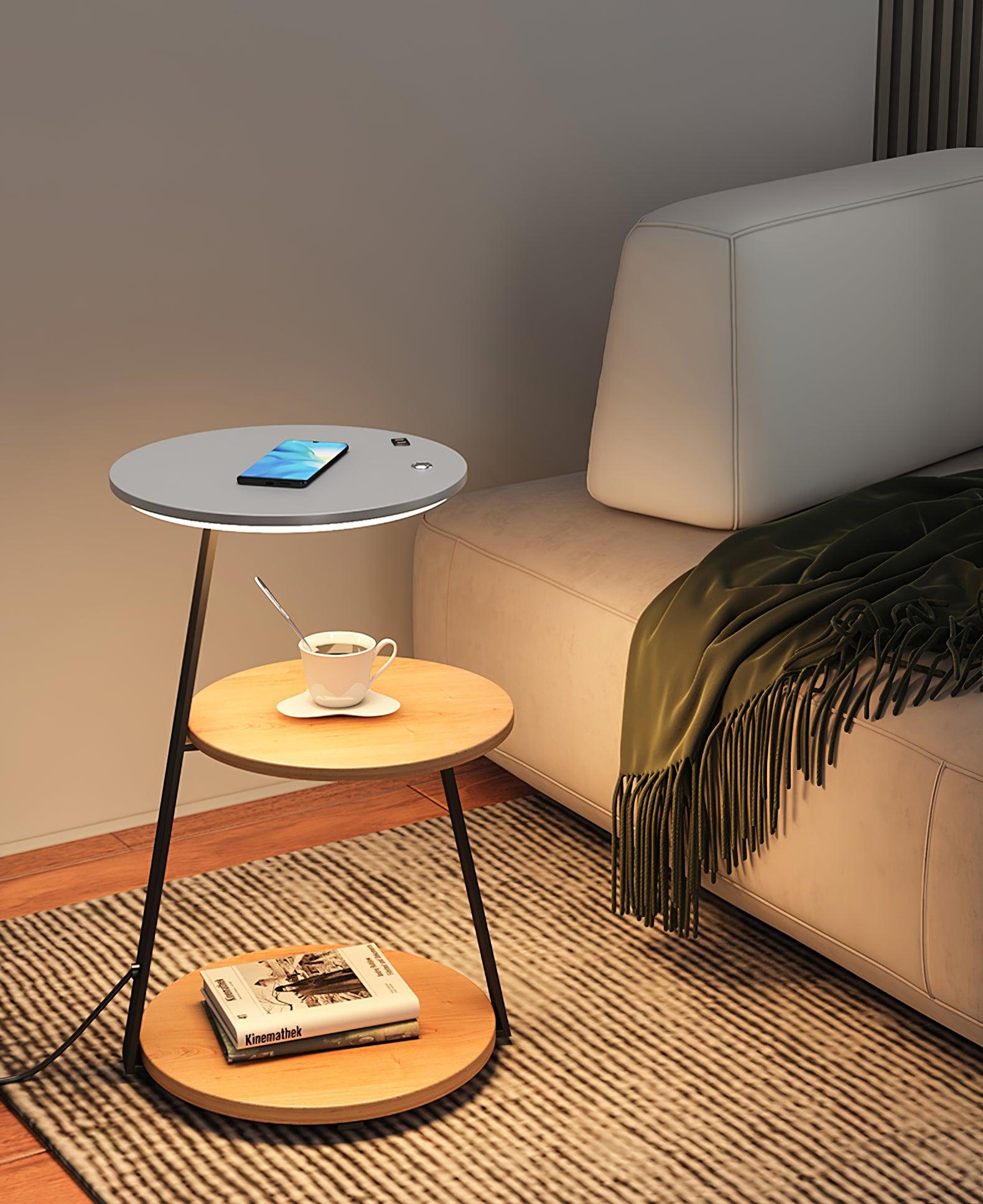 Mard Wood Contemporary Floor Lamp-Neutral Decor