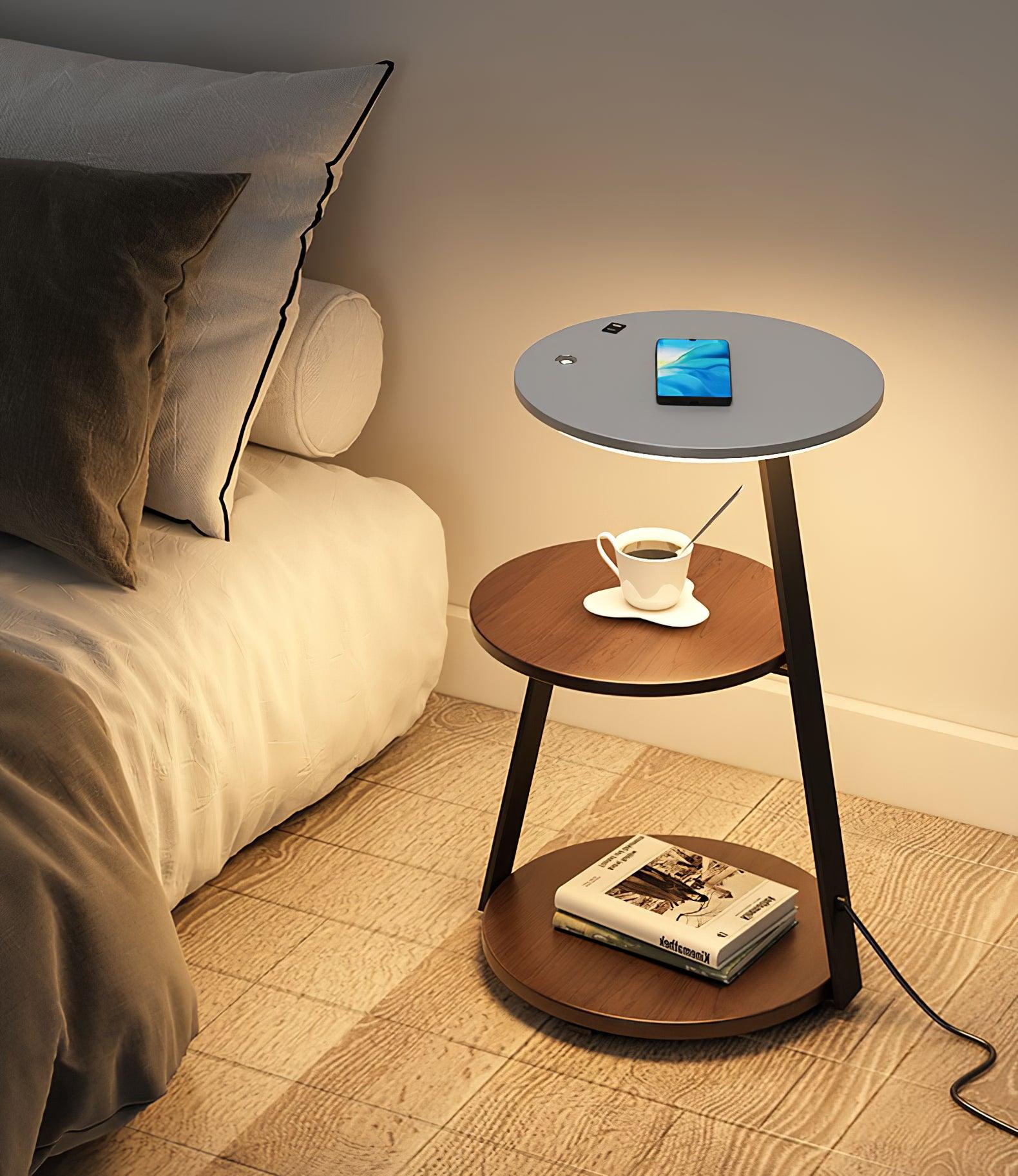 Mard Wood Contemporary Floor Lamp-Neutral Decor