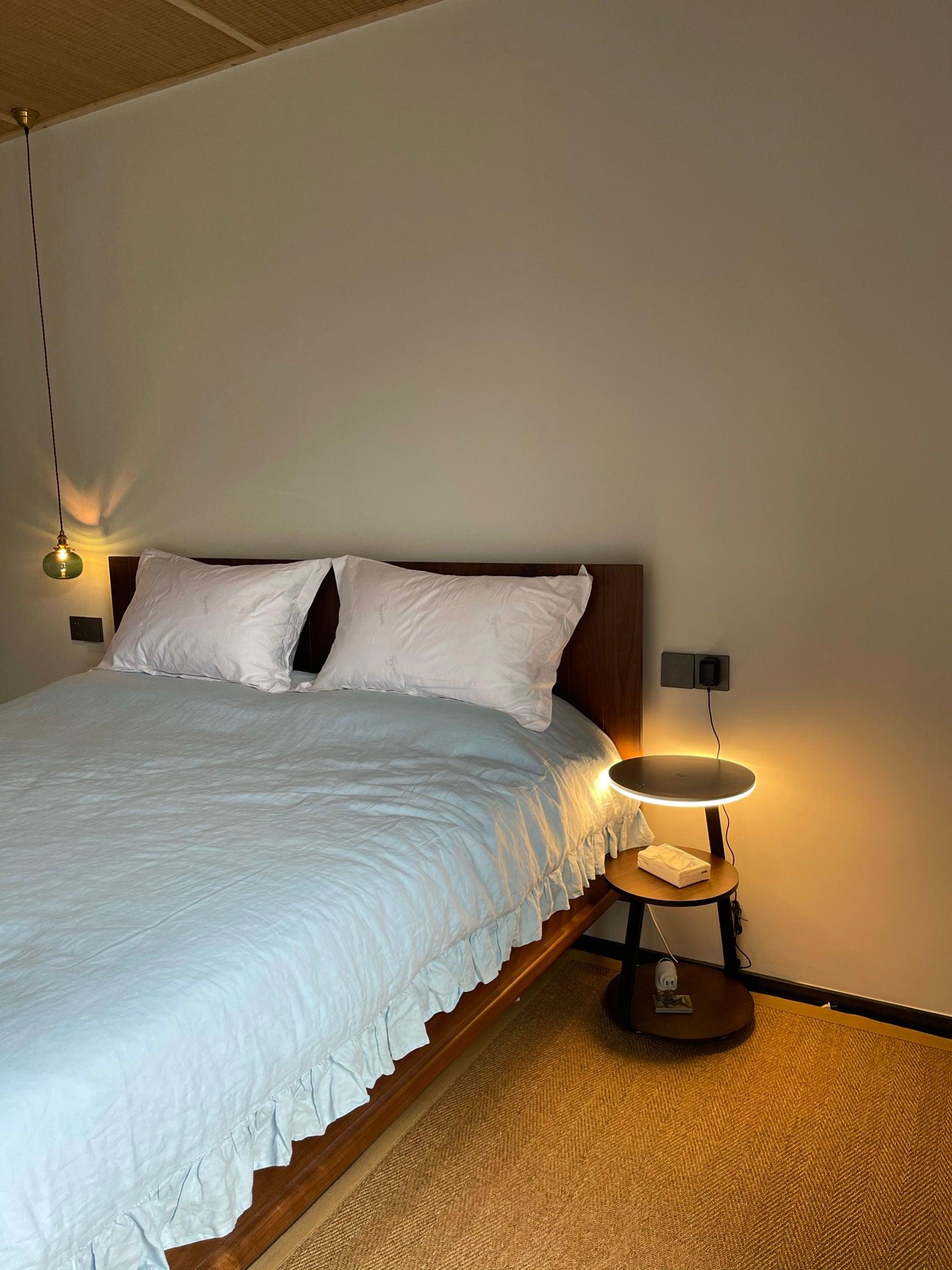 Mard Wood Contemporary Floor Lamp-Neutral Decor