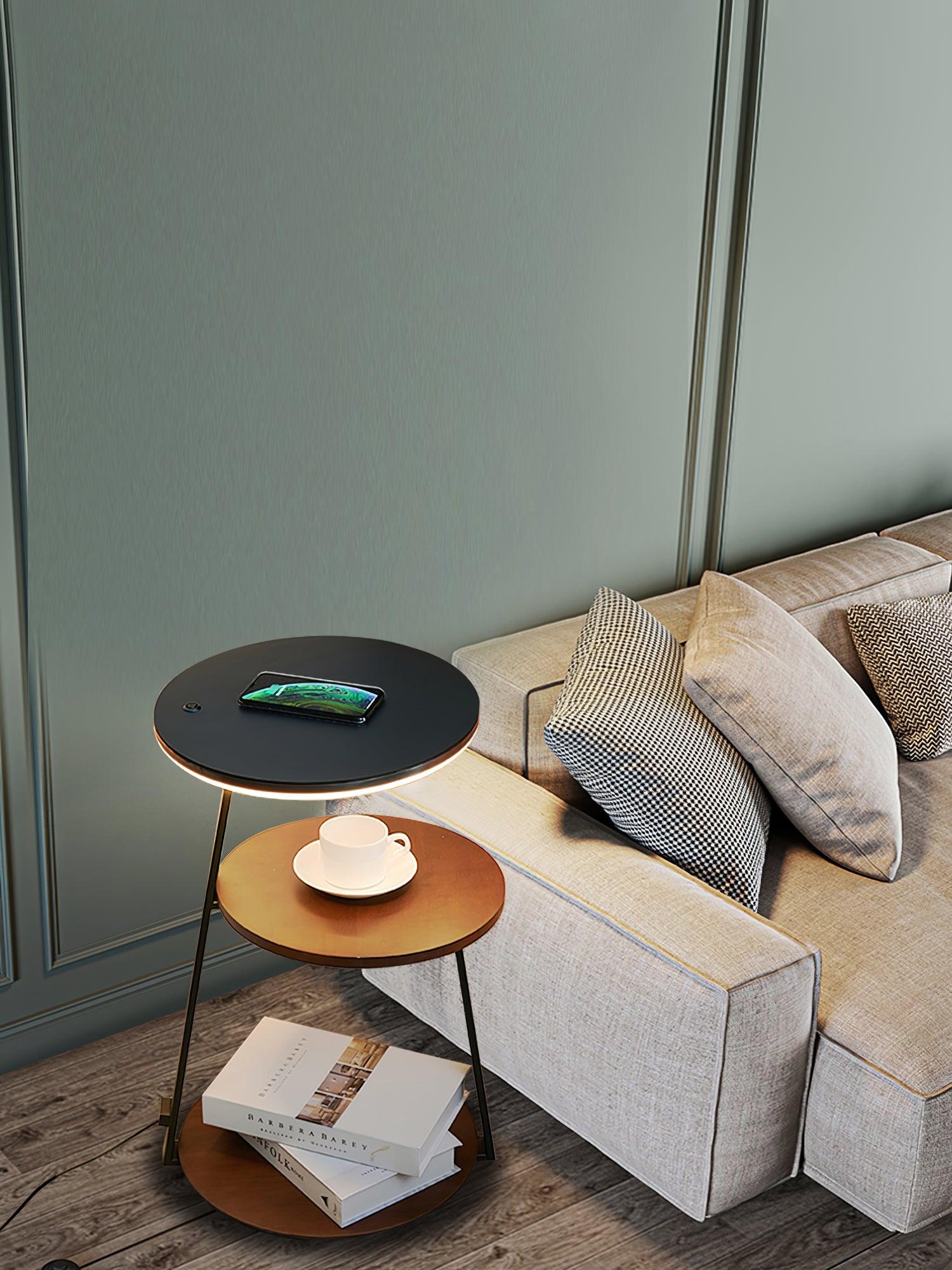 Mard Wood Contemporary Floor Lamp-Neutral Decor