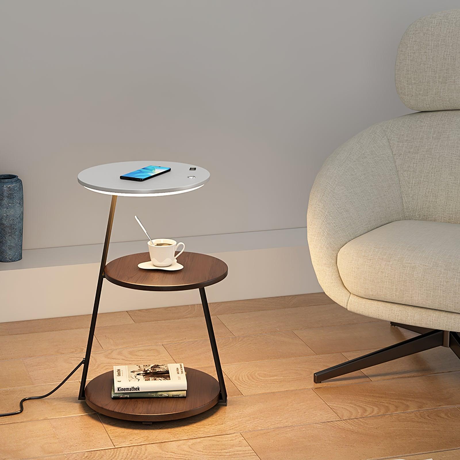Mard Wood Contemporary Floor Lamp-Neutral Decor
