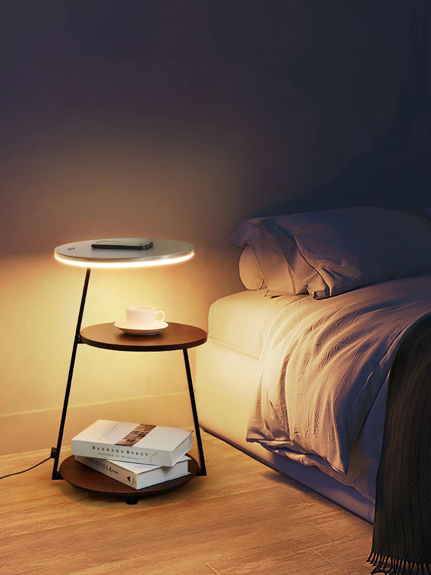 Mard Wood Contemporary Floor Lamp-Neutral Decor