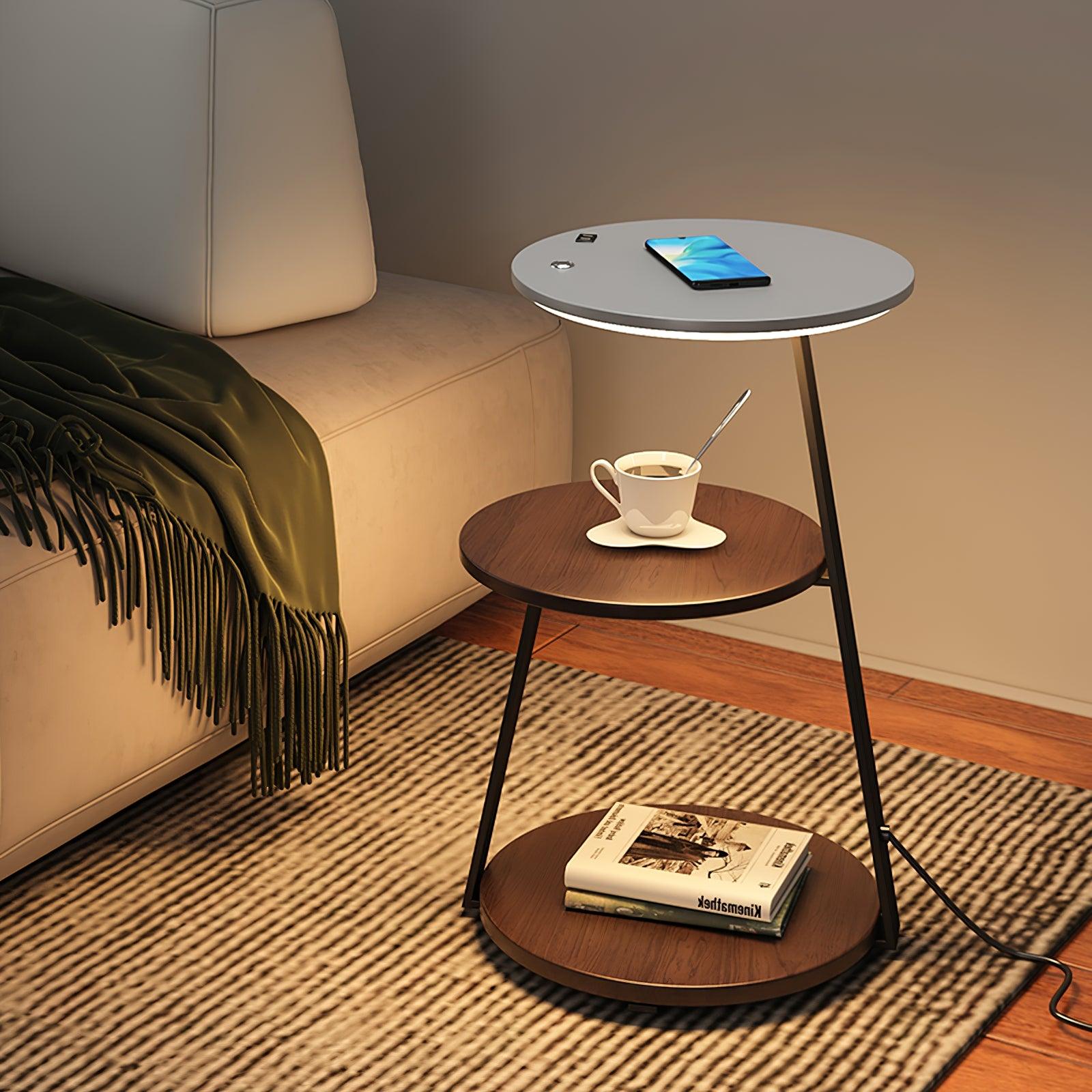 Mard Wood Contemporary Floor Lamp-Neutral Decor