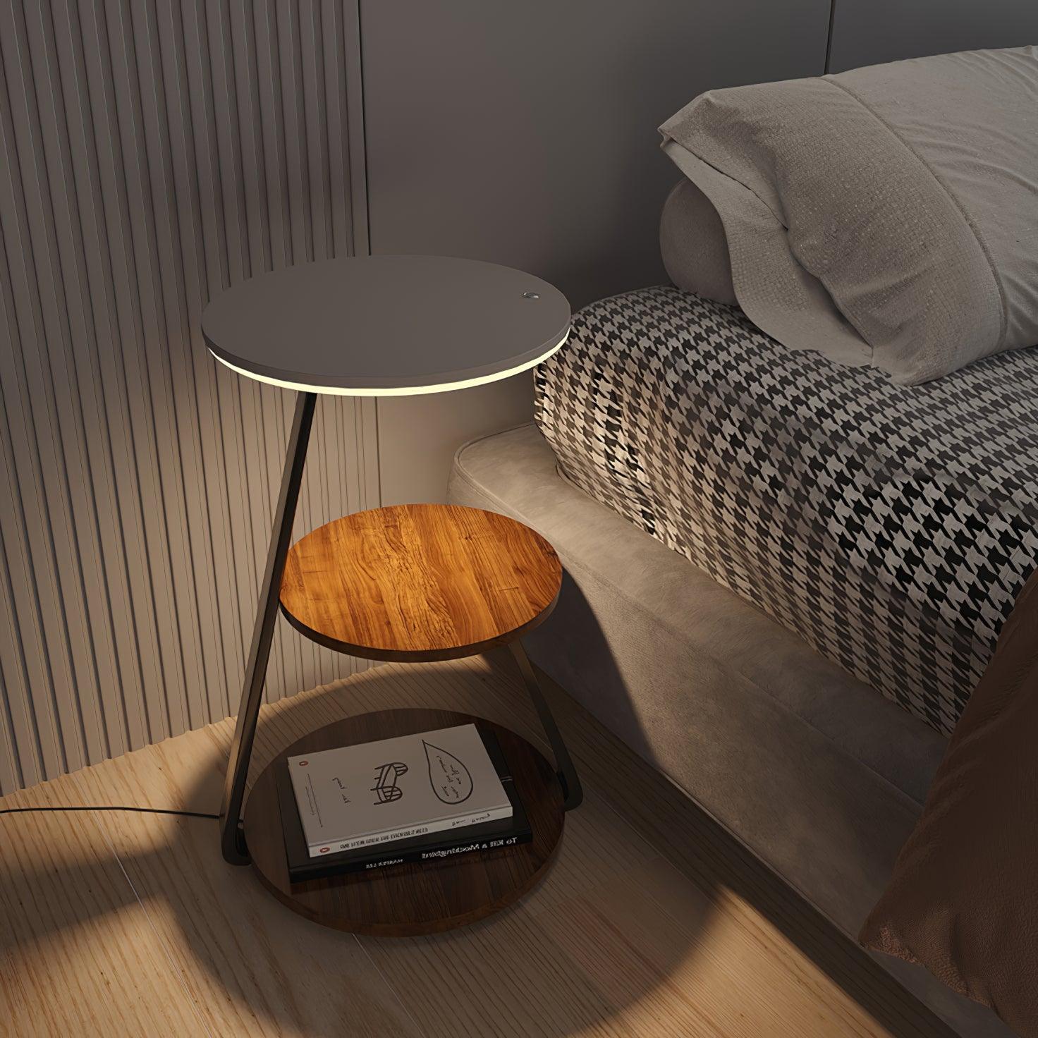 Mard Wood Contemporary Floor Lamp-Neutral Decor