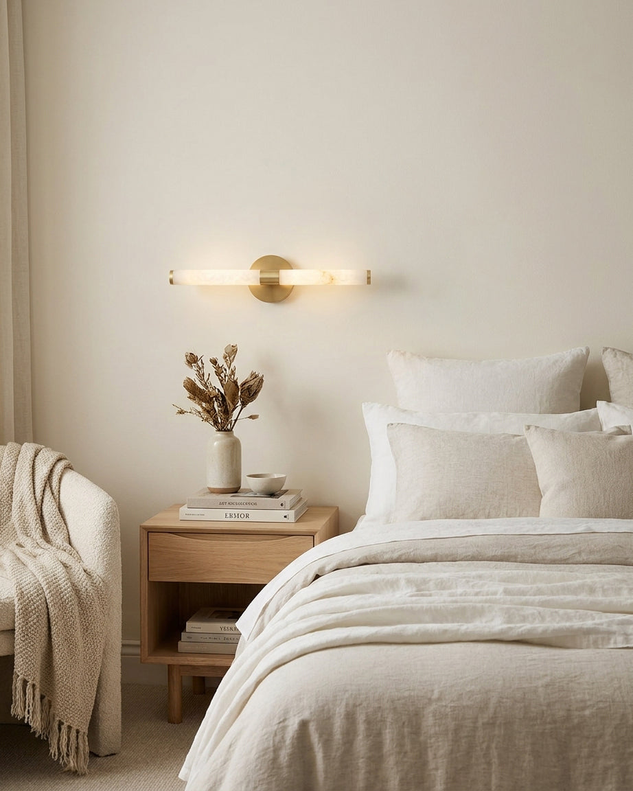 Aurelia Picture Alabaster Wall Sconce