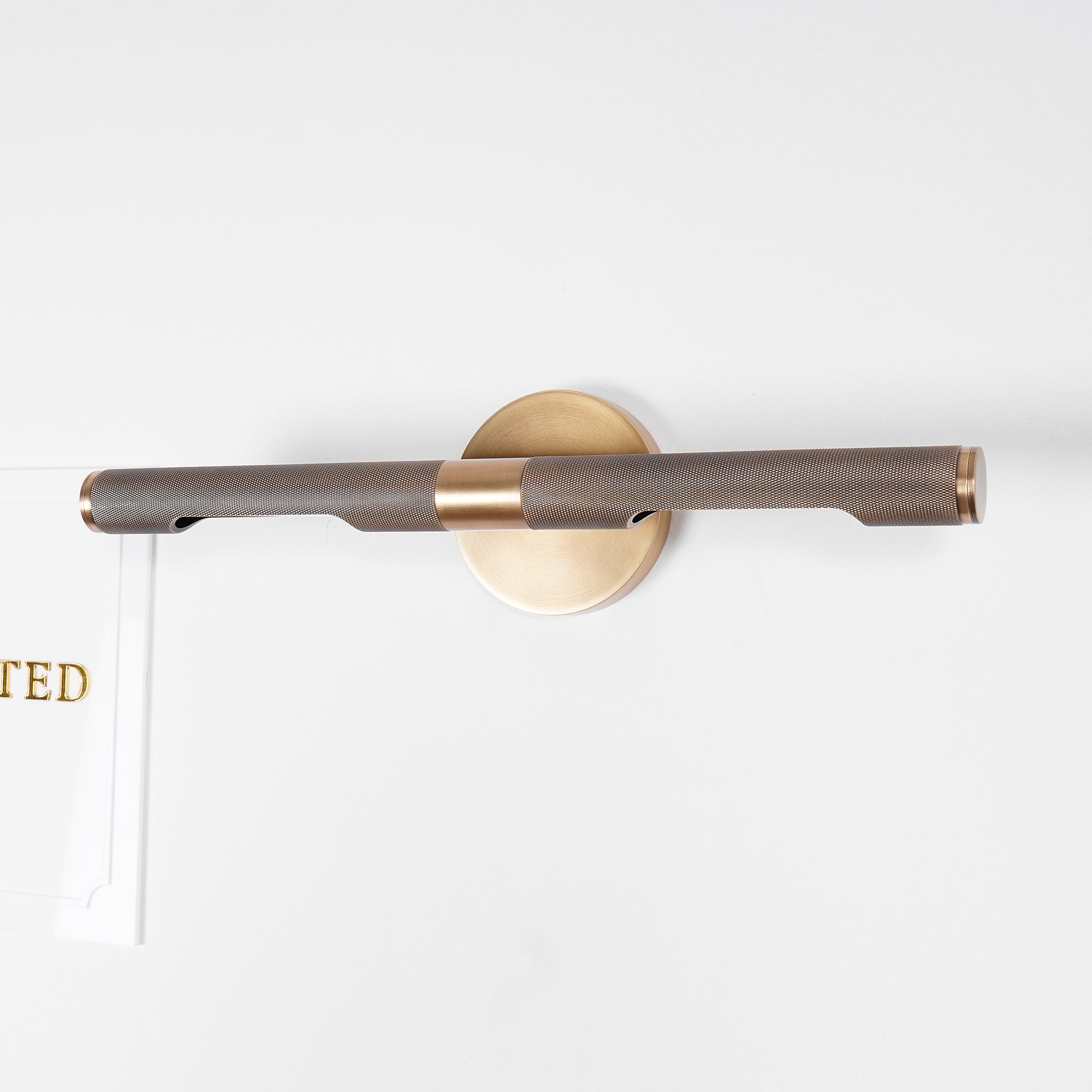 Sano Modern Brass LED Wall Light-Neutral Decor