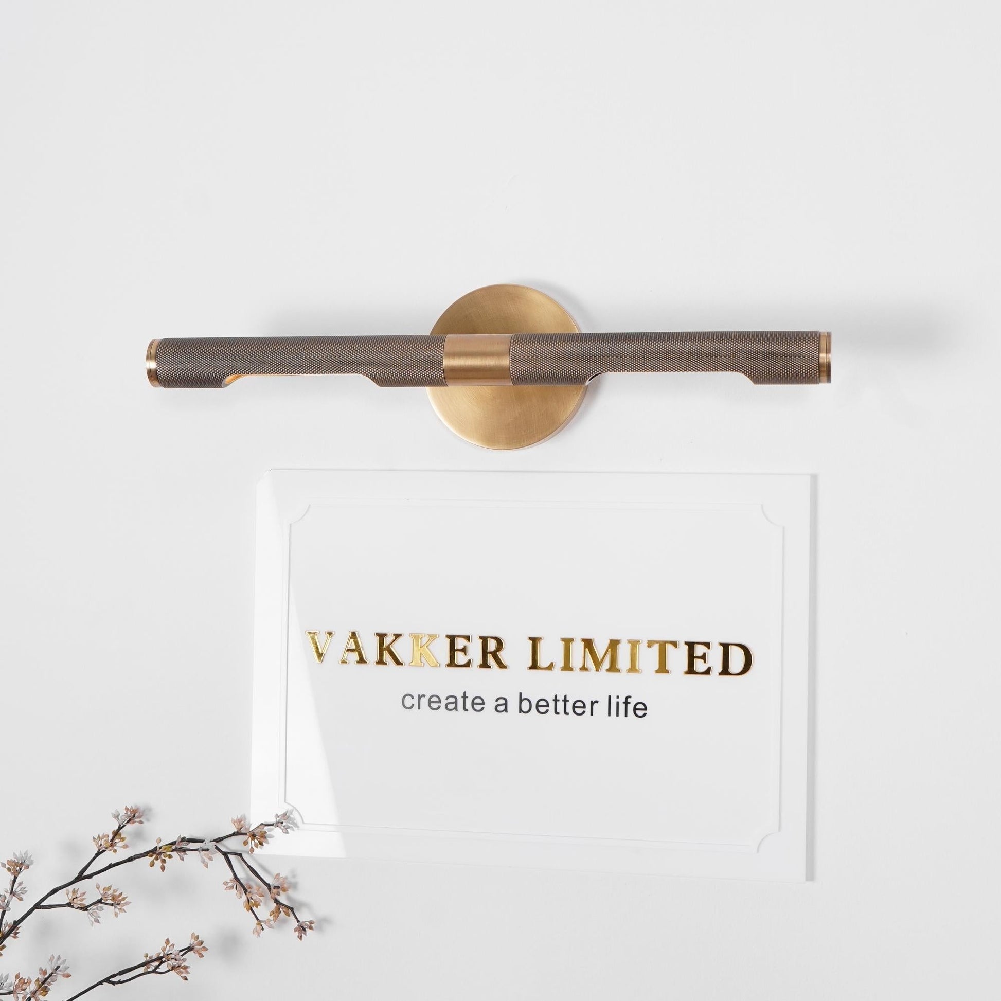 Sano Modern Brass LED Wall Light-Neutral Decor