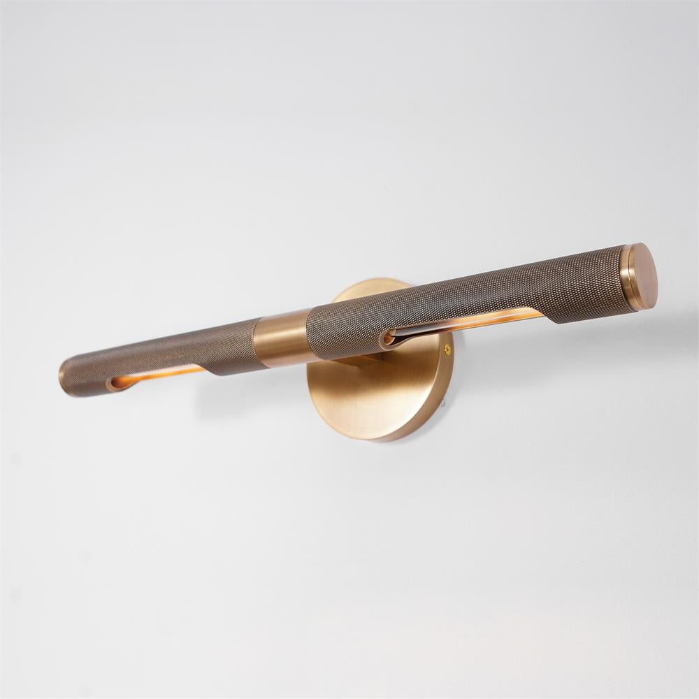 Sano Modern Brass LED Wall Light-Neutral Decor