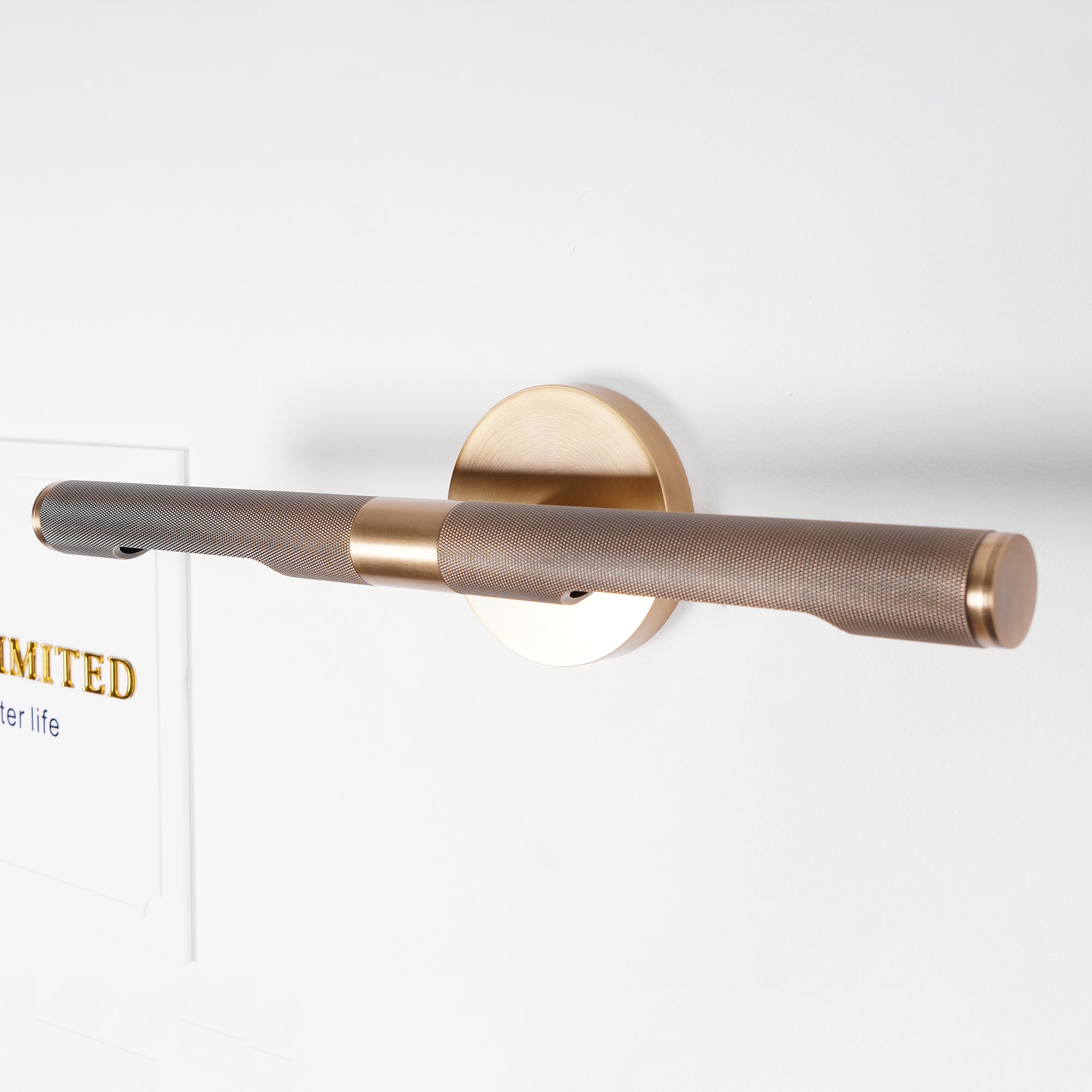 Sano Modern Brass LED Wall Light-Neutral Decor
