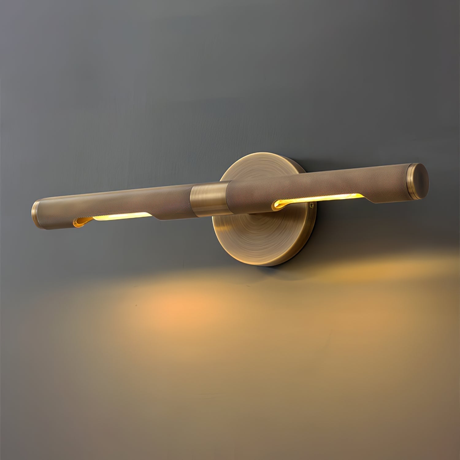 Sano Modern Brass LED Wall Light-Neutral Decor