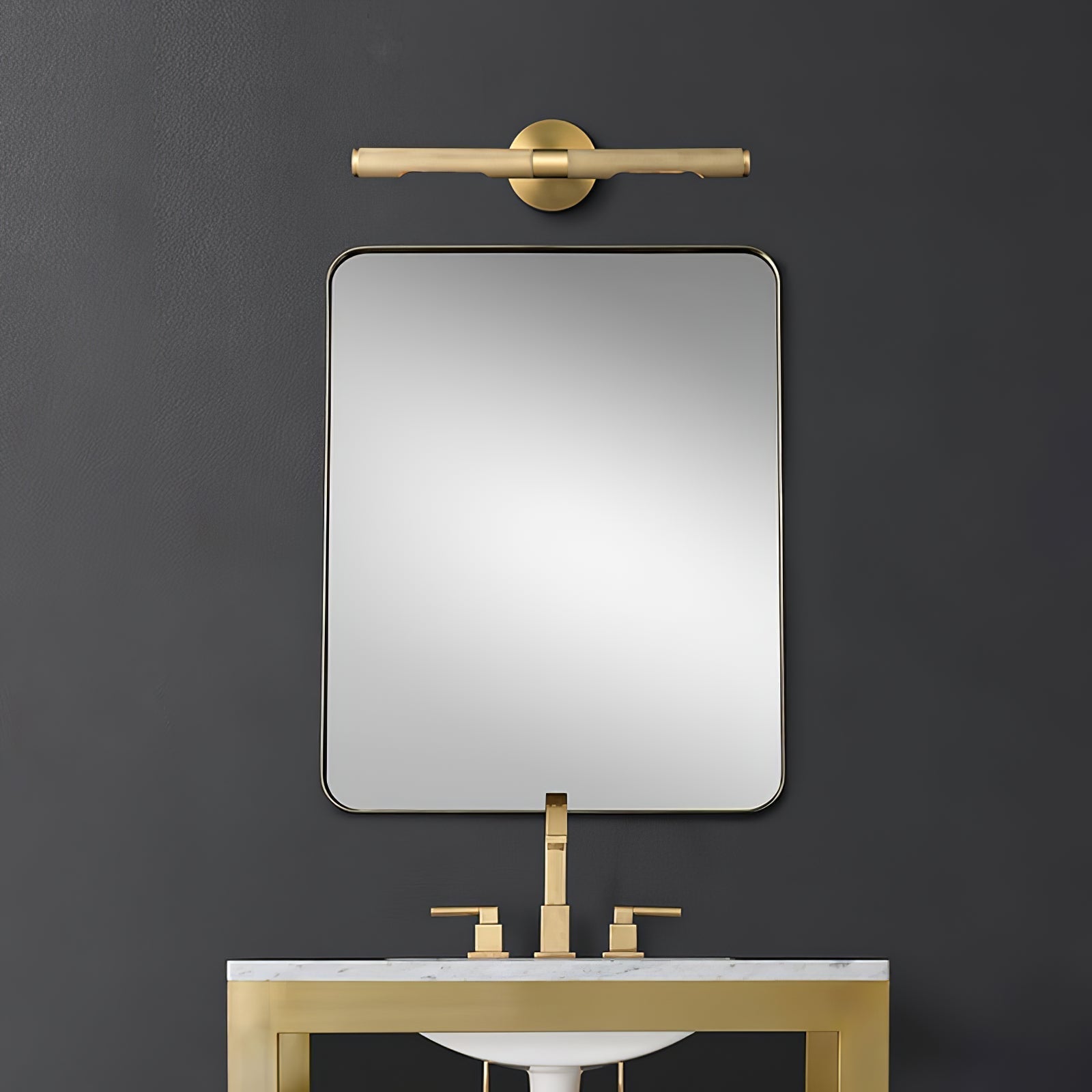 Sano Modern Brass LED Wall Light-Neutral Decor