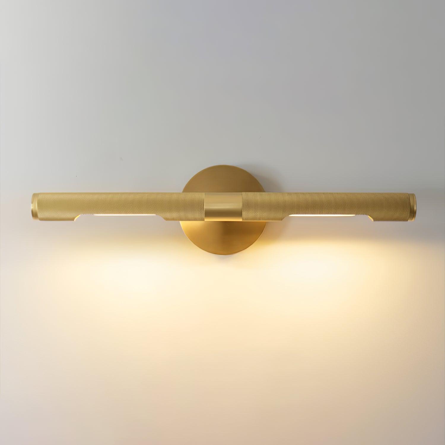 Sano Modern Brass LED Wall Light-Neutral Decor