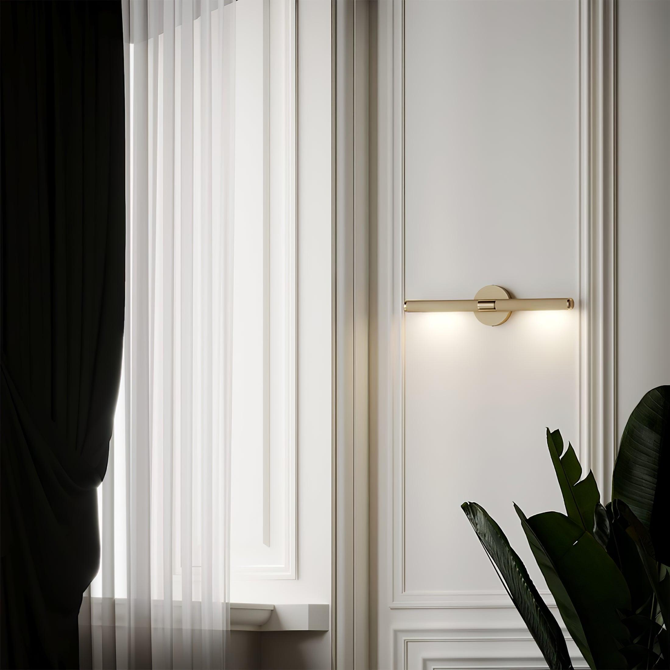 Sano Modern Brass LED Wall Light-Neutral Decor