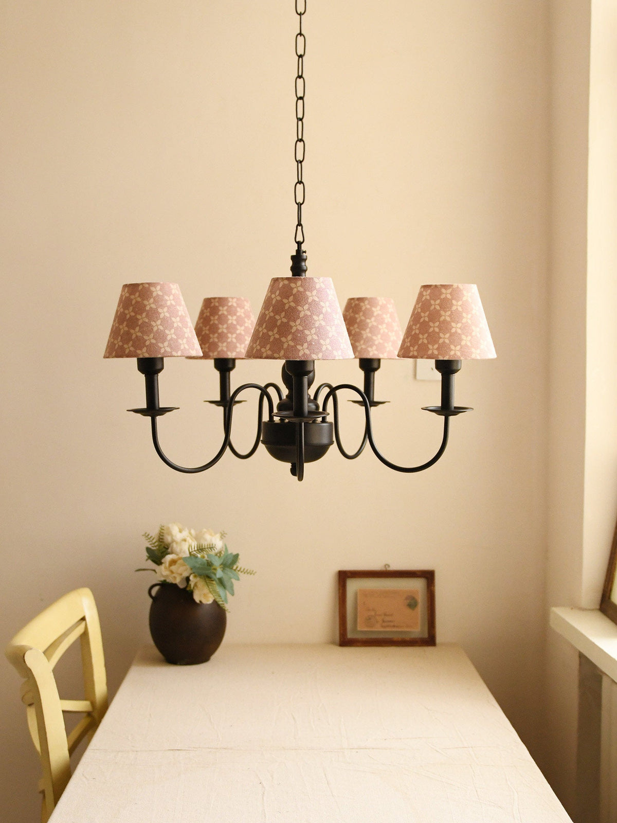Glenwick Floral Arm Chandelier