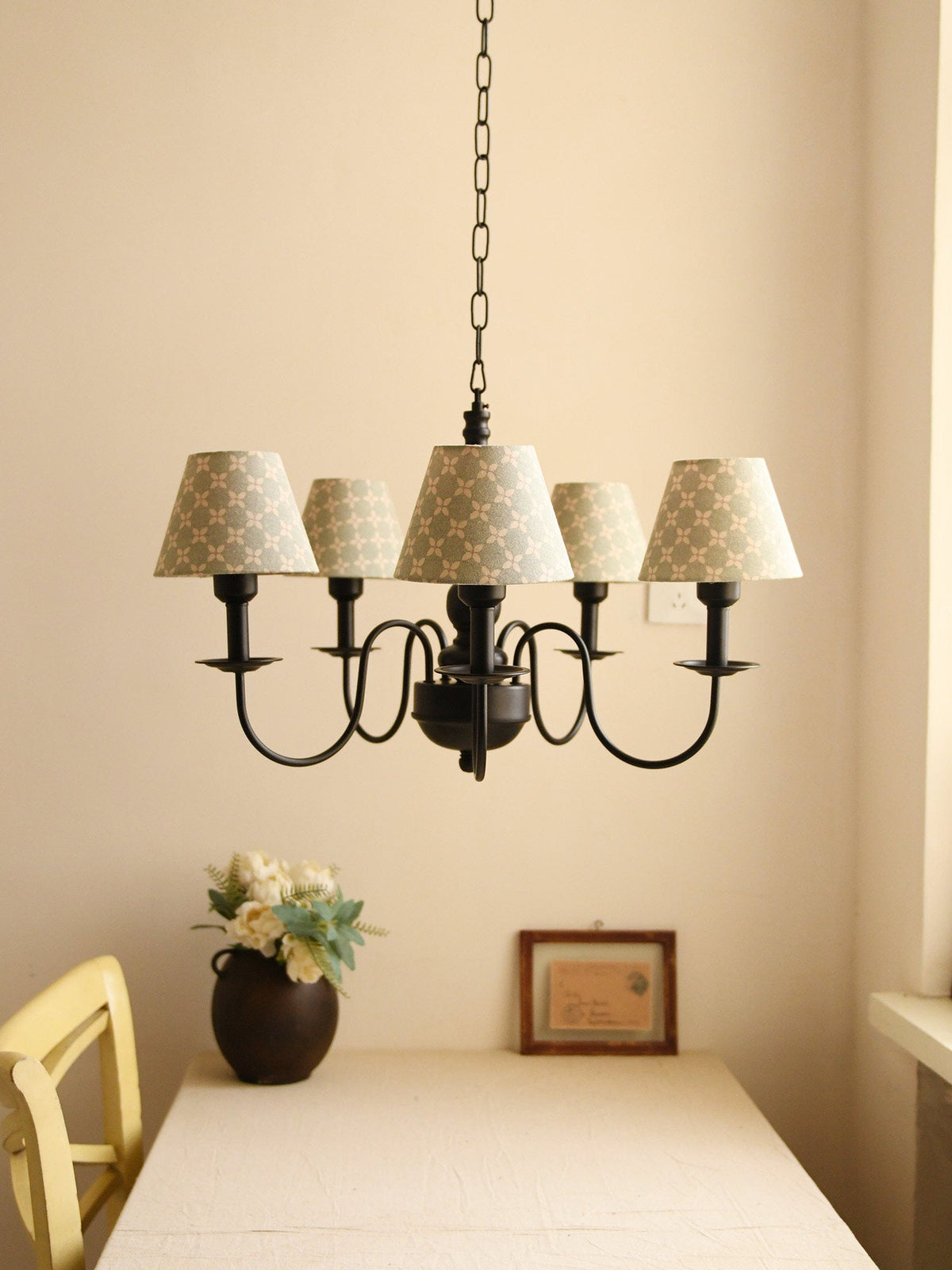 Glenwick Floral Arm Chandelier