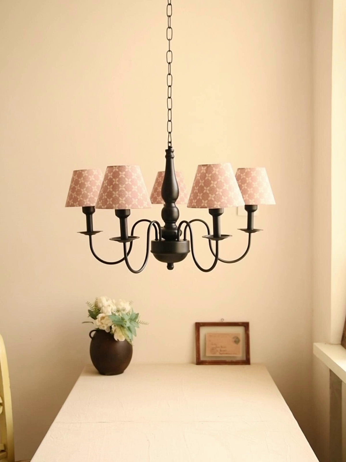Glenwick Floral Arm Chandelier