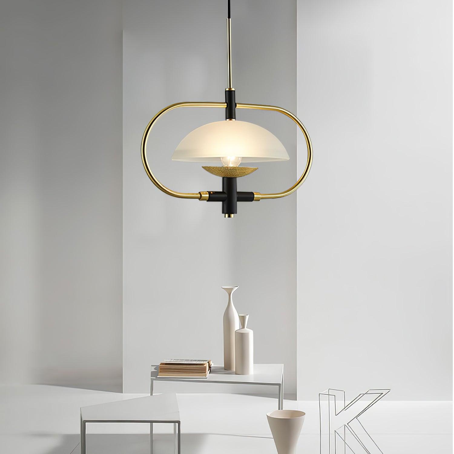 Cuvenara Nordic Art Classic Glass Pendant Light-Neutral Decor