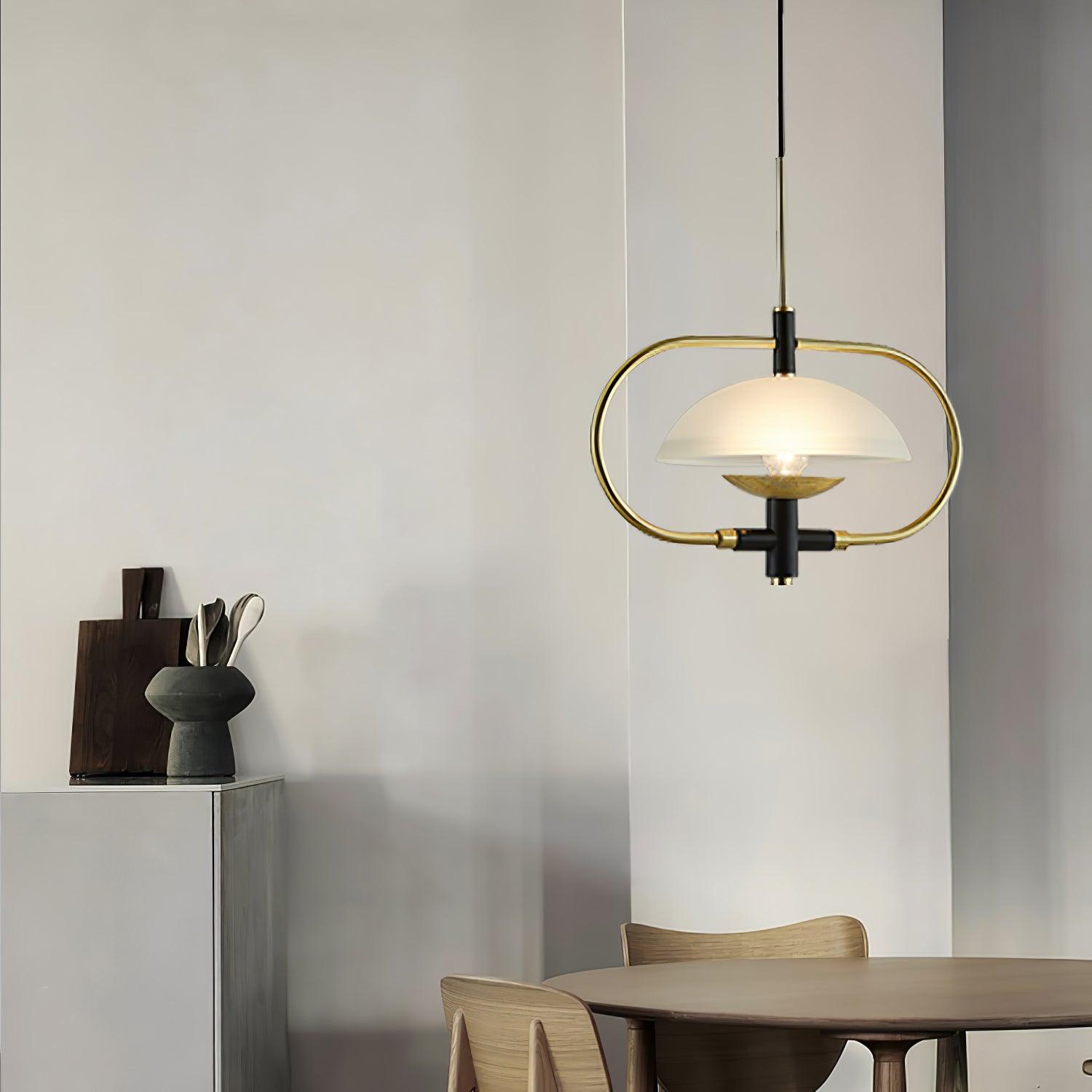 Cuvenara Nordic Art Classic Glass Pendant Light-Neutral Decor