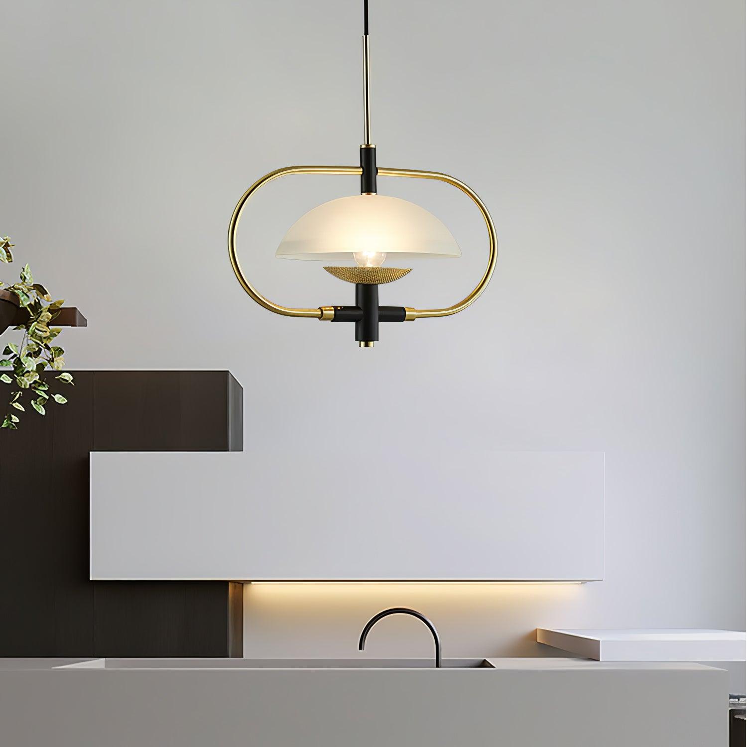 Cuvenara Nordic Art Classic Glass Pendant Light-Neutral Decor