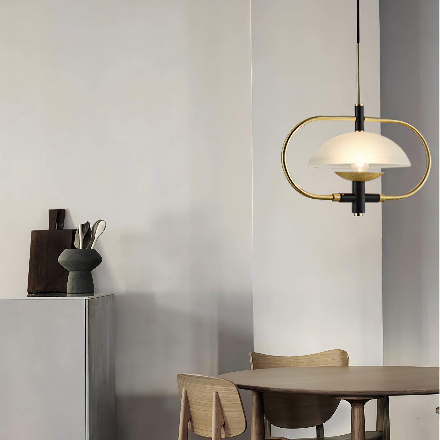 Cuvenara Nordic Art Classic Glass Pendant Light-Neutral Decor