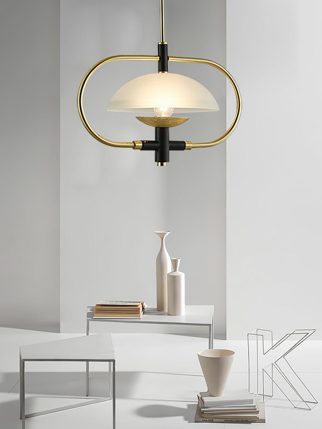 Cuvenara Nordic Art Classic Glass Pendant Light-Neutral Decor