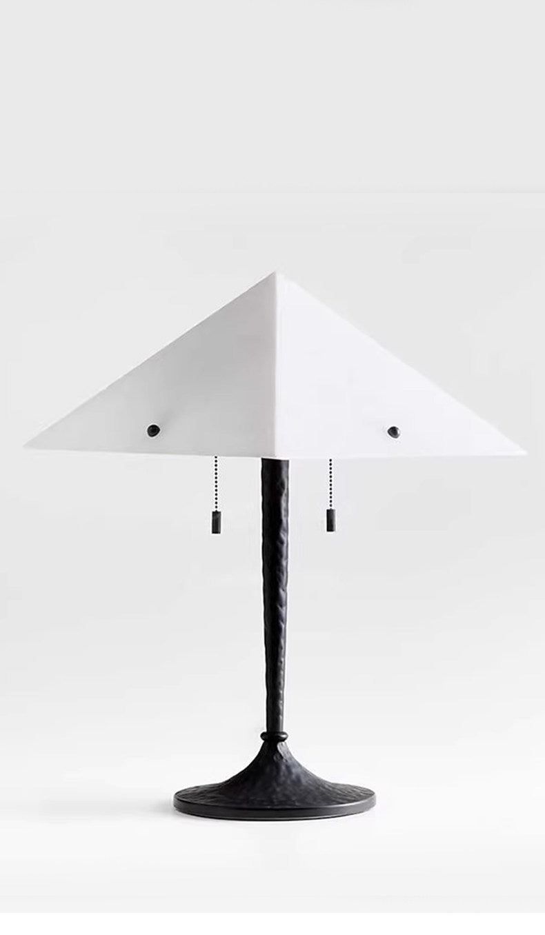 Apex Alabaster Prism Table Lamp-Neutral Decor