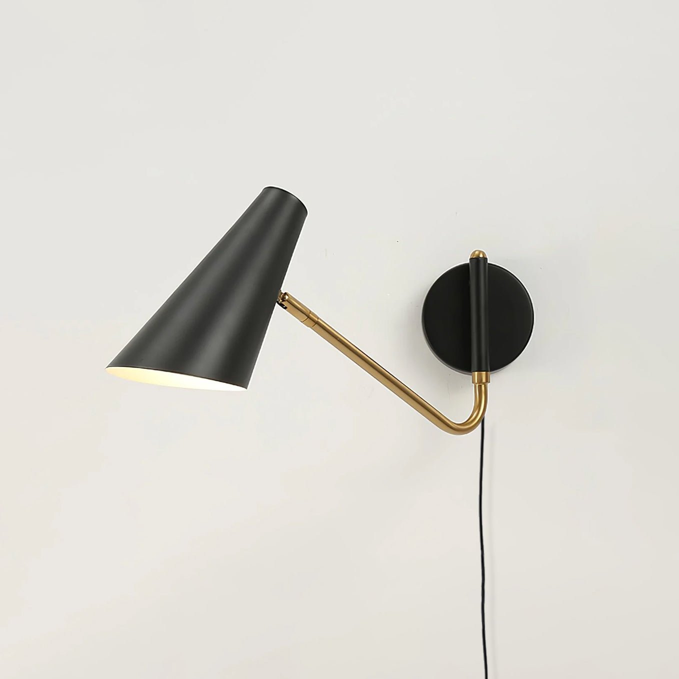 Canore Modern Minimalist Plug-in Sconce Wall lamp-Neutral Decor