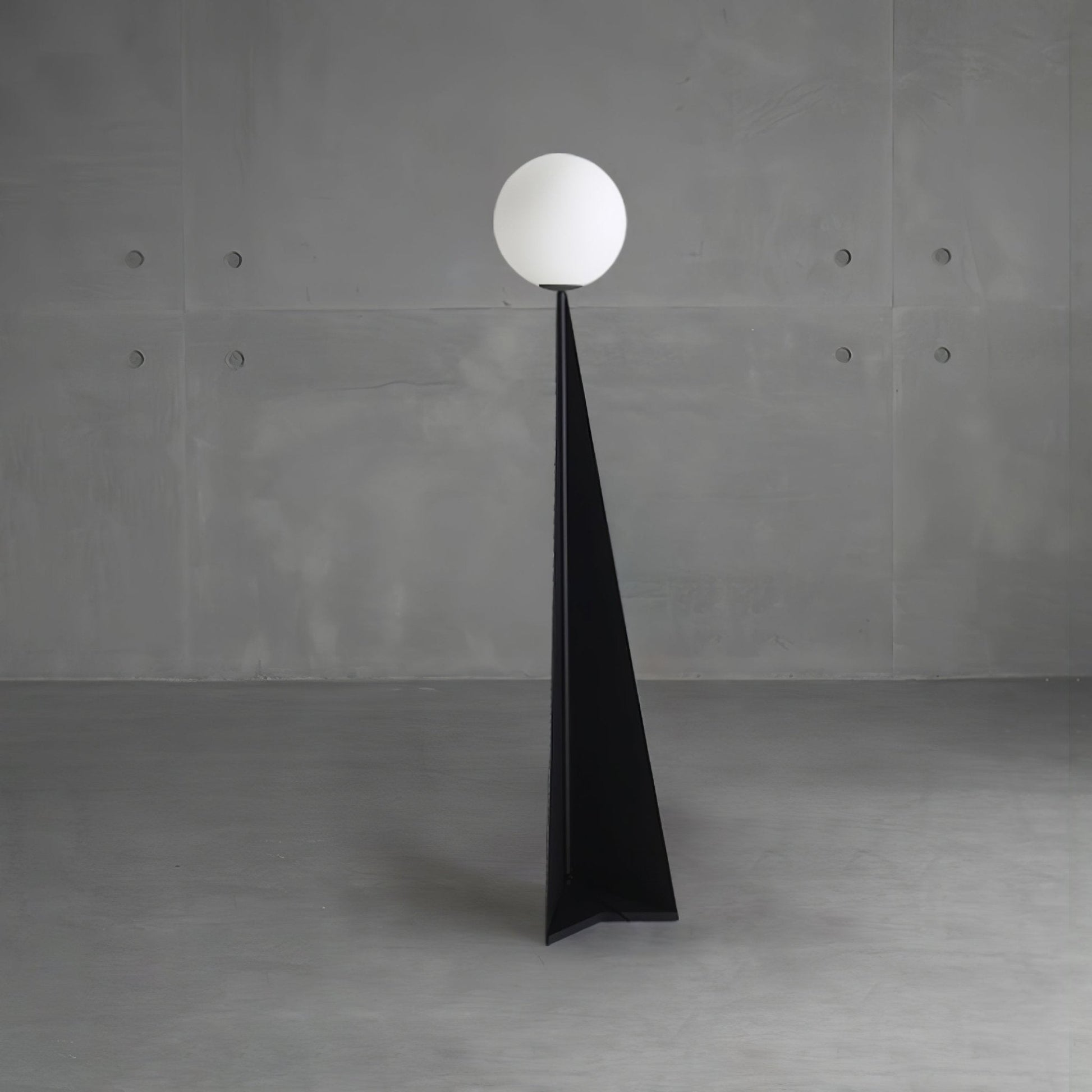 Vertex Minimalist Sphere Floor Lamp-Neutral Decor