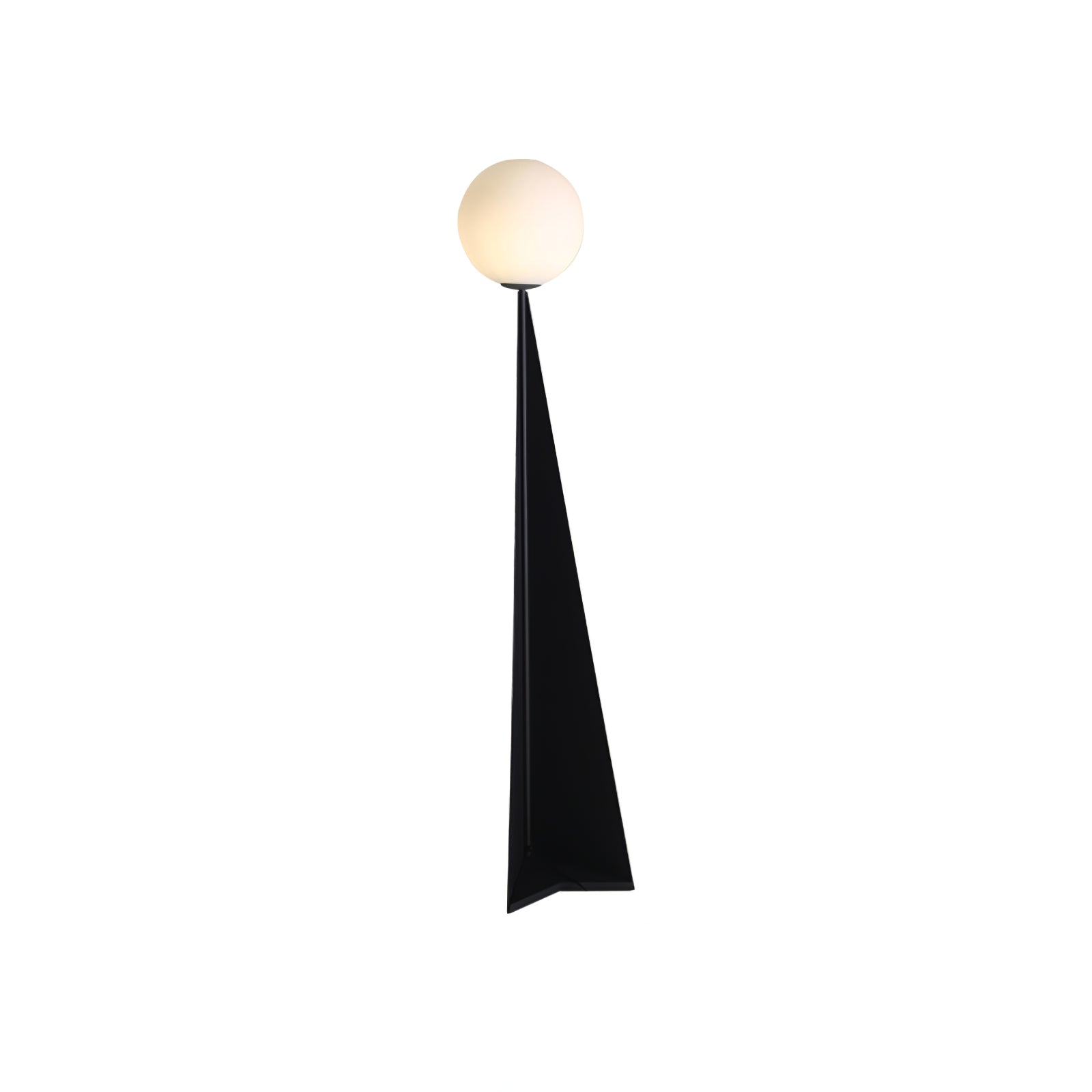 Vertex Minimalist Sphere Floor Lamp-Neutral Decor