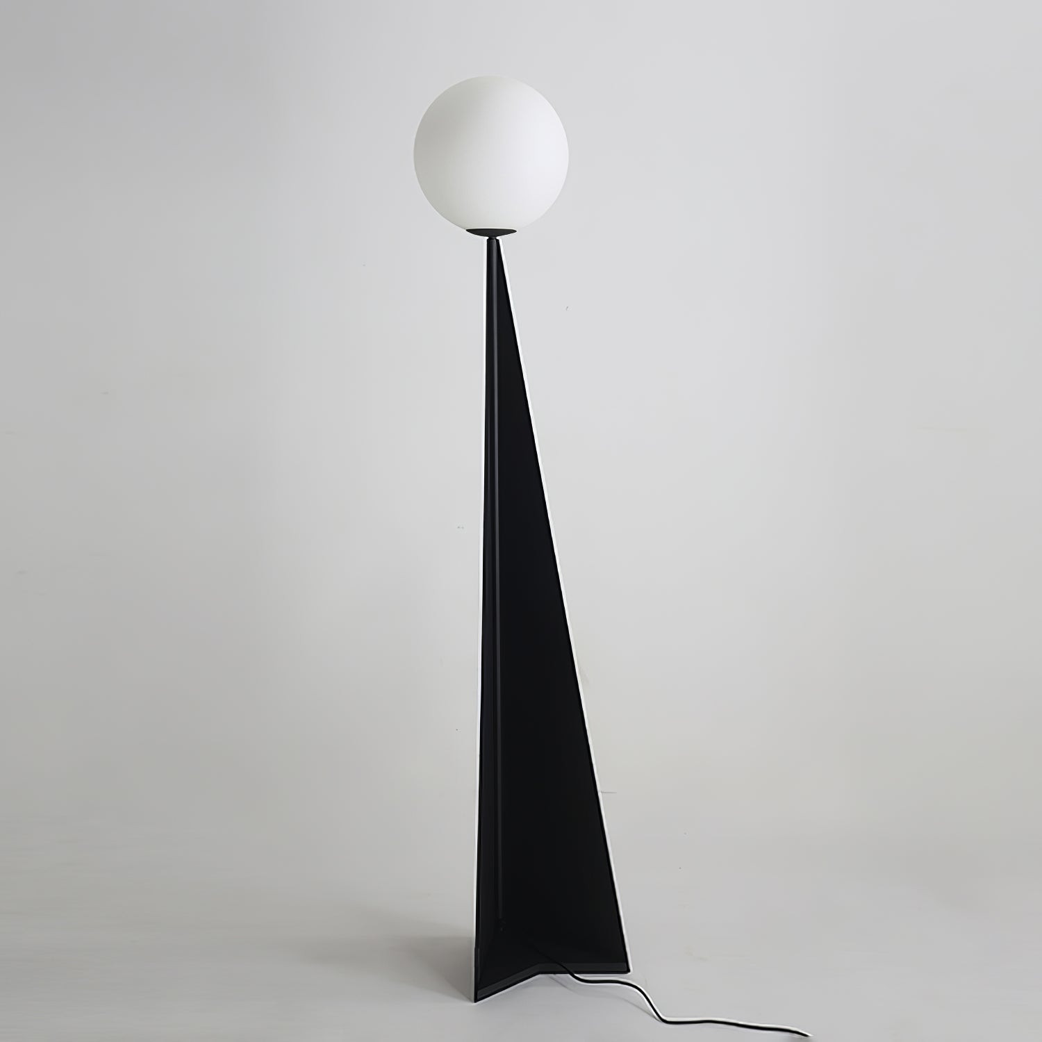 Vertex Minimalist Sphere Floor Lamp-Neutral Decor