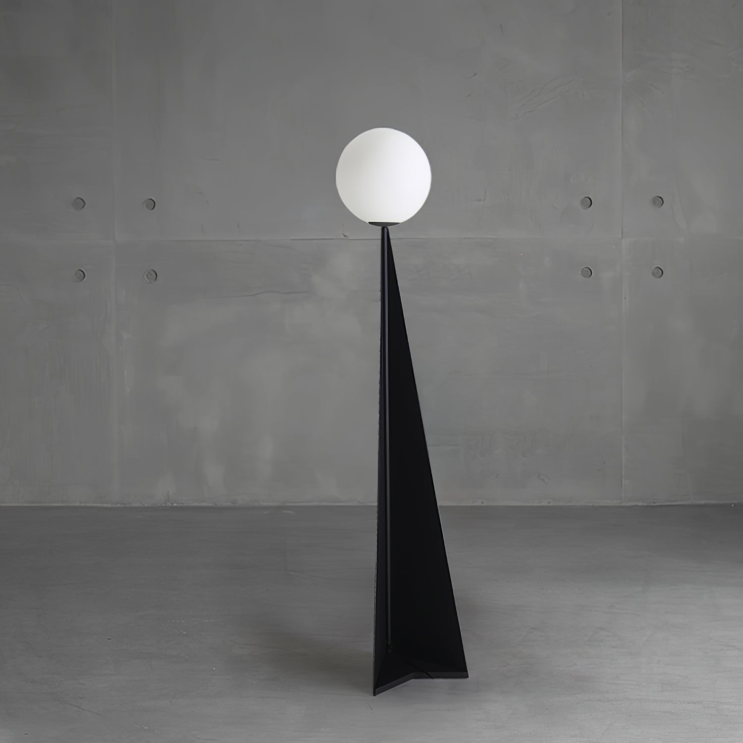 Vertex Minimalist Sphere Floor Lamp-Neutral Decor