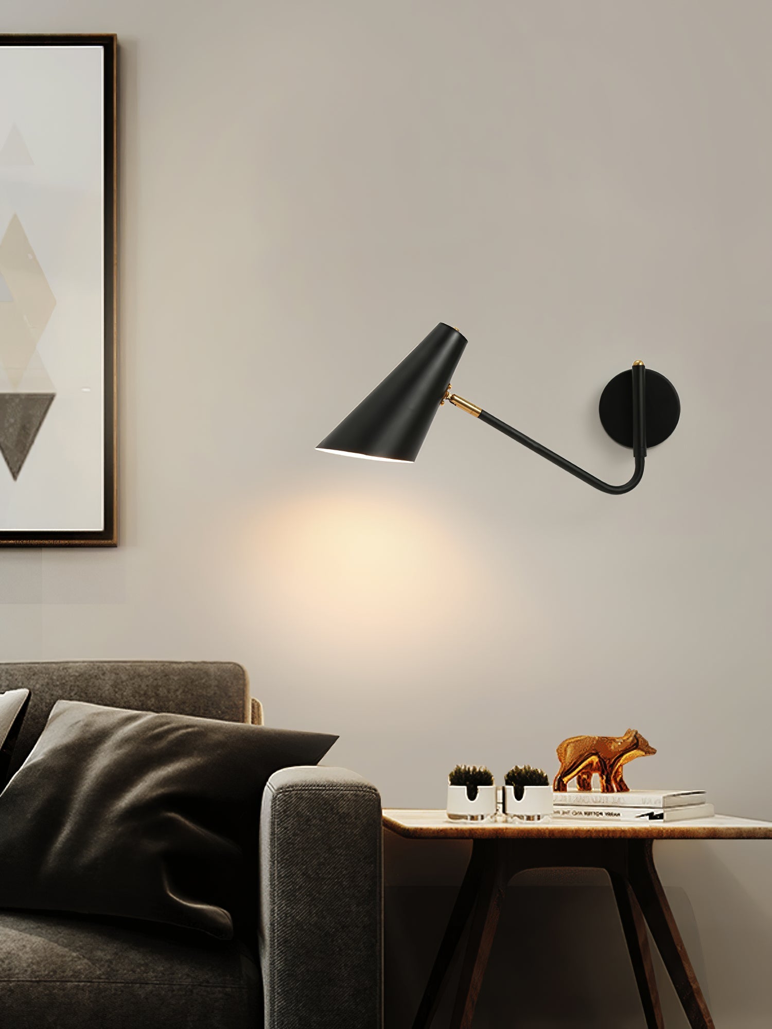 Amaris Vintage Industrial Sconce Wall lamp-Neutral Decor