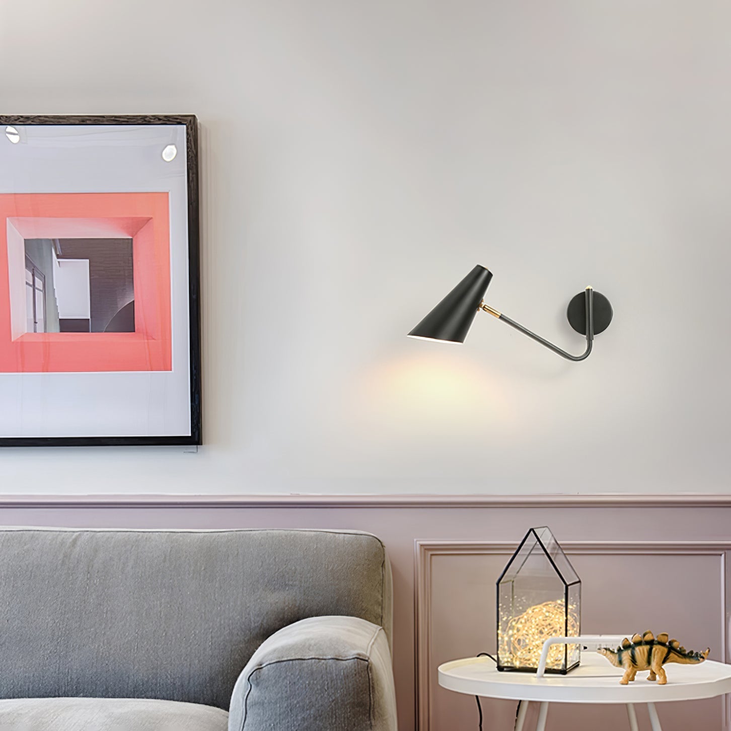 Amaris Vintage Industrial Sconce Wall lamp-Neutral Decor