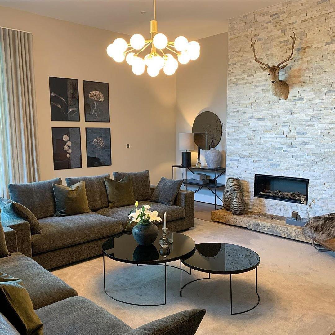 Socor Pendant Lamp Glass Globe Cluster Brass-Neutral Decor