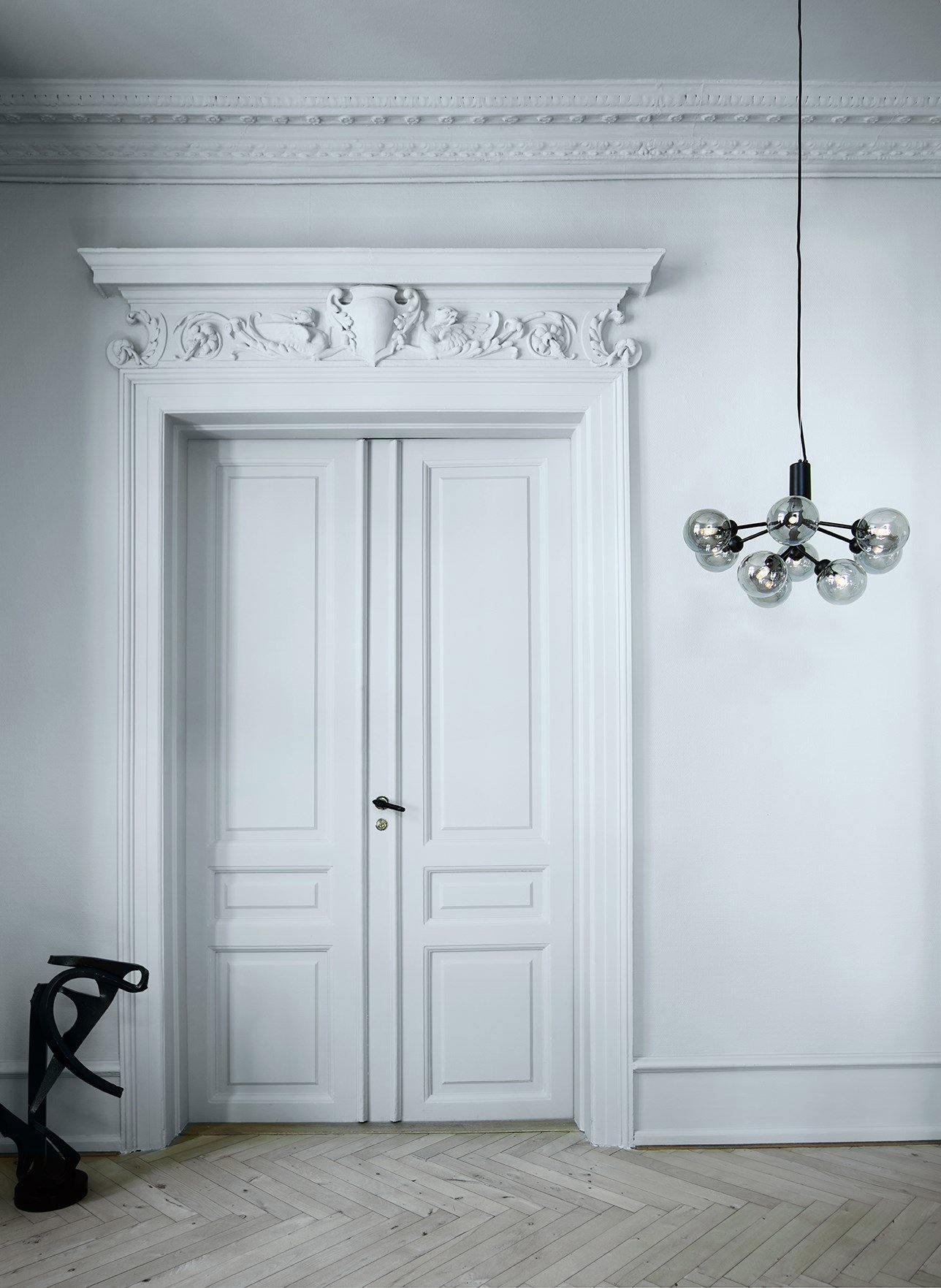 Socor Pendant Lamp Glass Globe Cluster Brass-Neutral Decor