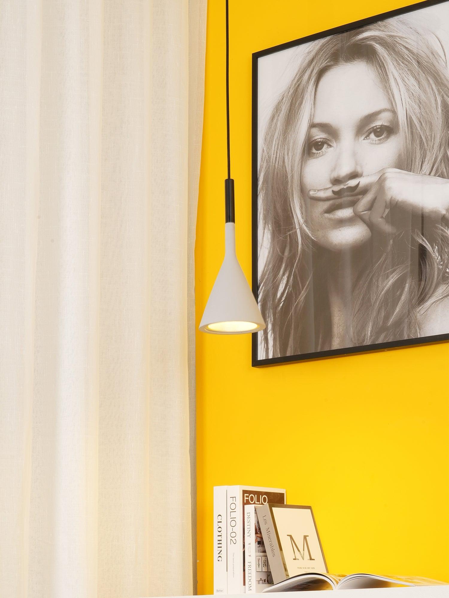 Nixor Pendant Lamp Concrete Conical Industrial-Neutral Decor