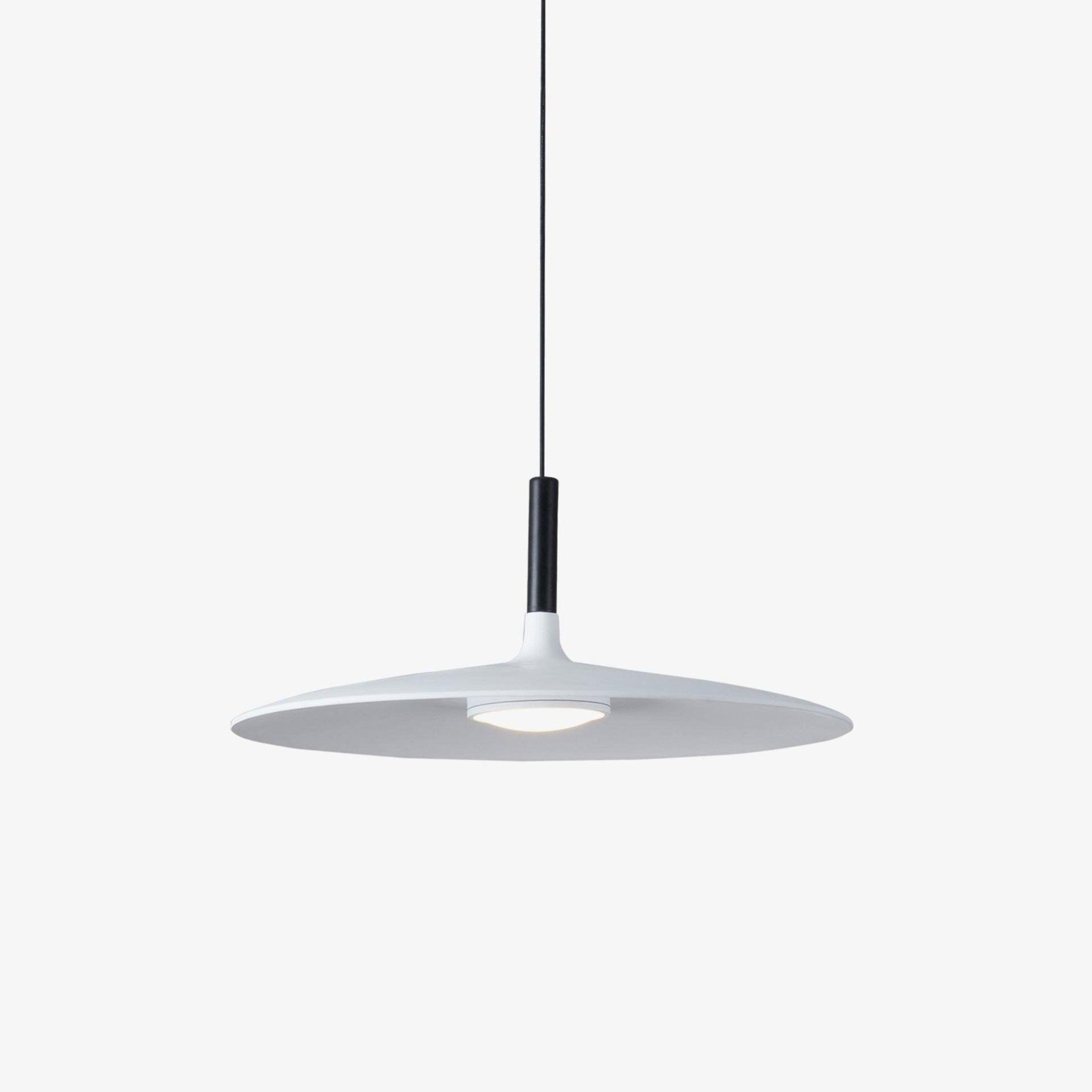 Lustra Pendant Lamp Aluminum Flat Disc-Neutral Decor