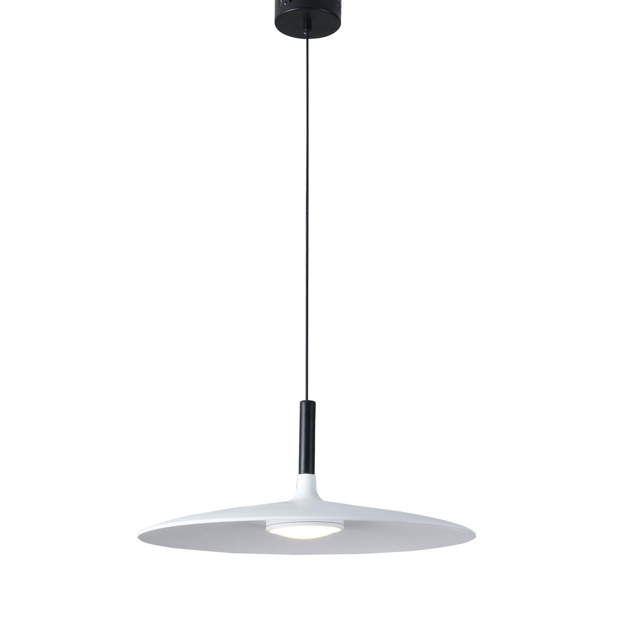 Lustra Pendant Lamp Aluminum Flat Disc-Neutral Decor