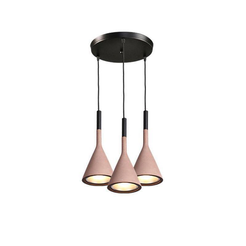 Nixor Pendant Lamp Concrete Conical Industrial-Neutral Decor