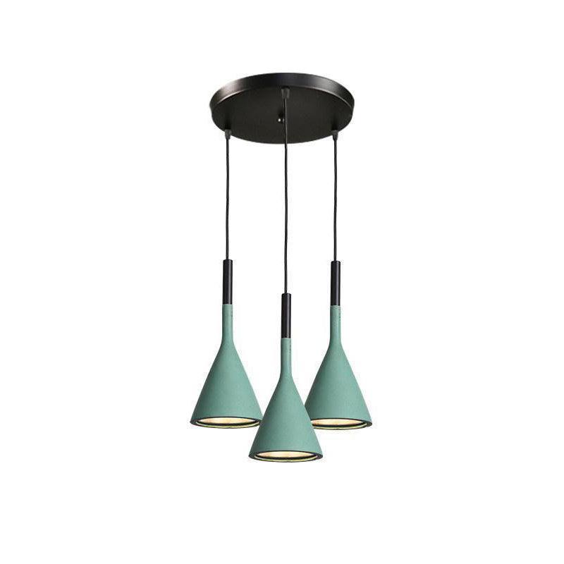 Nixor Pendant Lamp Concrete Conical Industrial-Neutral Decor